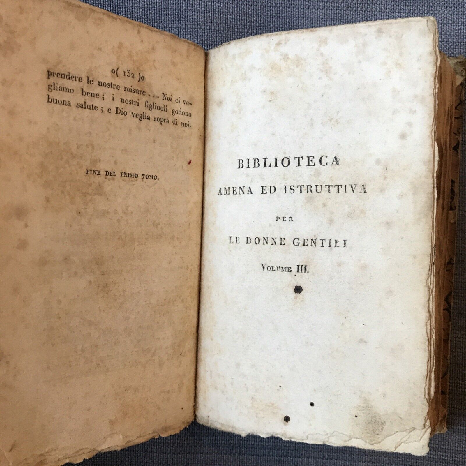 LE CONFESSIONI AL SEPOLCRO, Augusto Lafontaine tomo 1 e tomo 3 - 1821