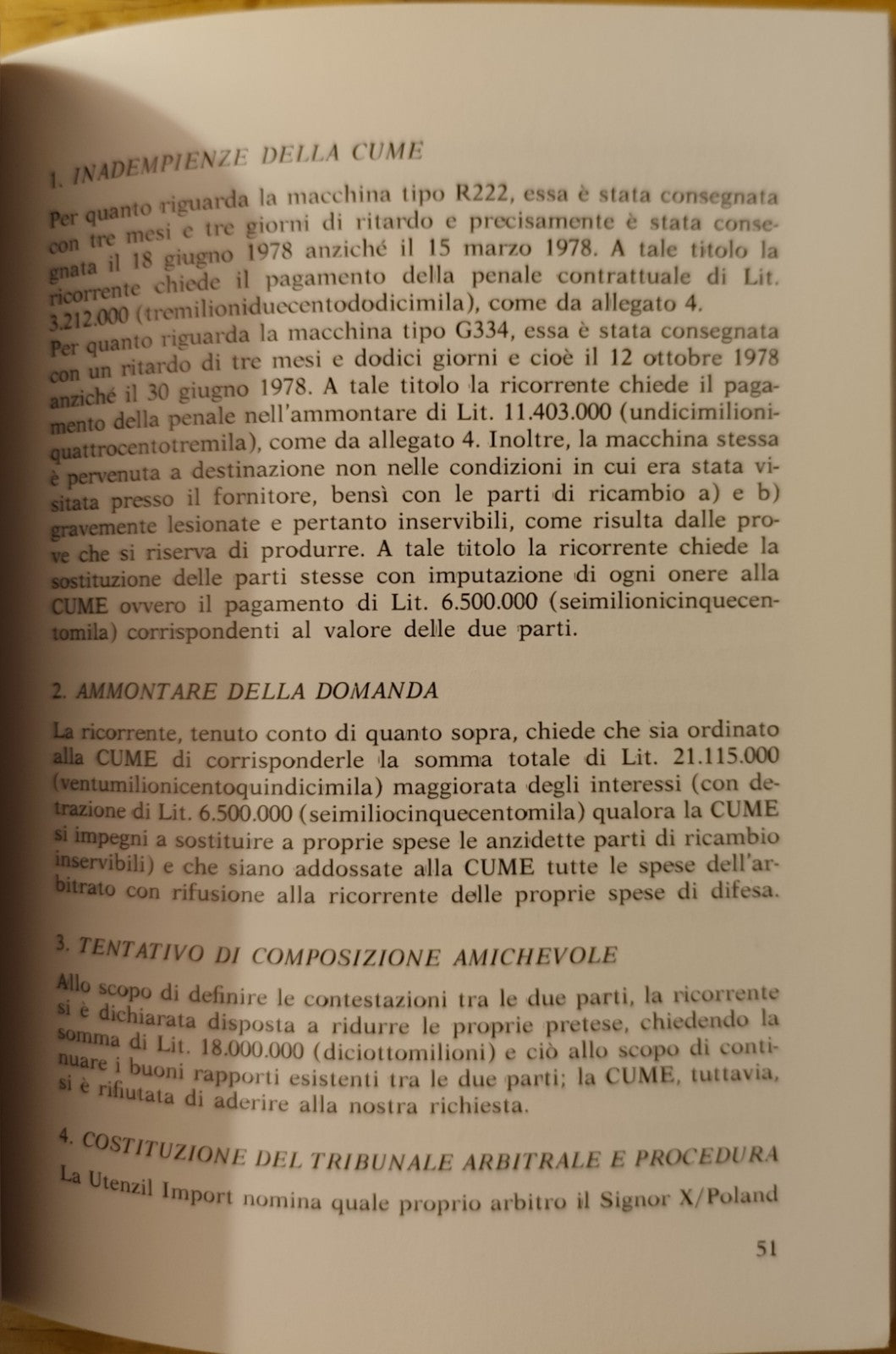 Giornate di studio sull'Arbitrato - Palazzo degli affari Bologna 1979