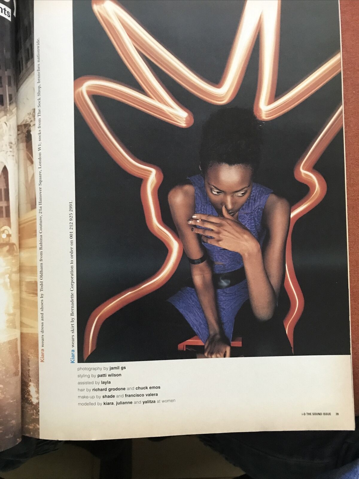 i-D Magazine The sound issue no. 152. GUINEVERE. May 1996