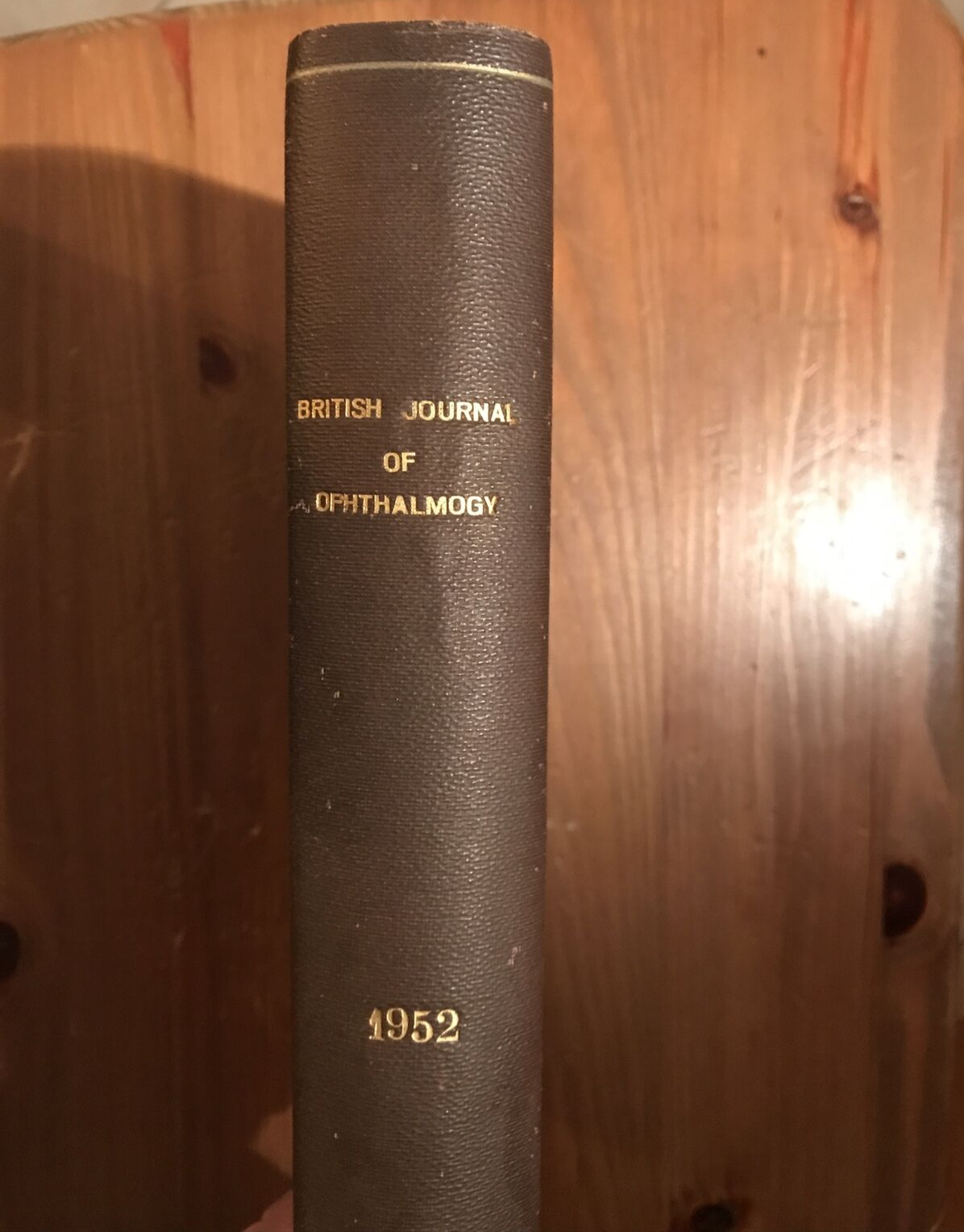 BRITISH JOURNAL OF OPHTHALMOLOGY oftalmologia, vol. XXXVI 1952 - S. Duke-Elder