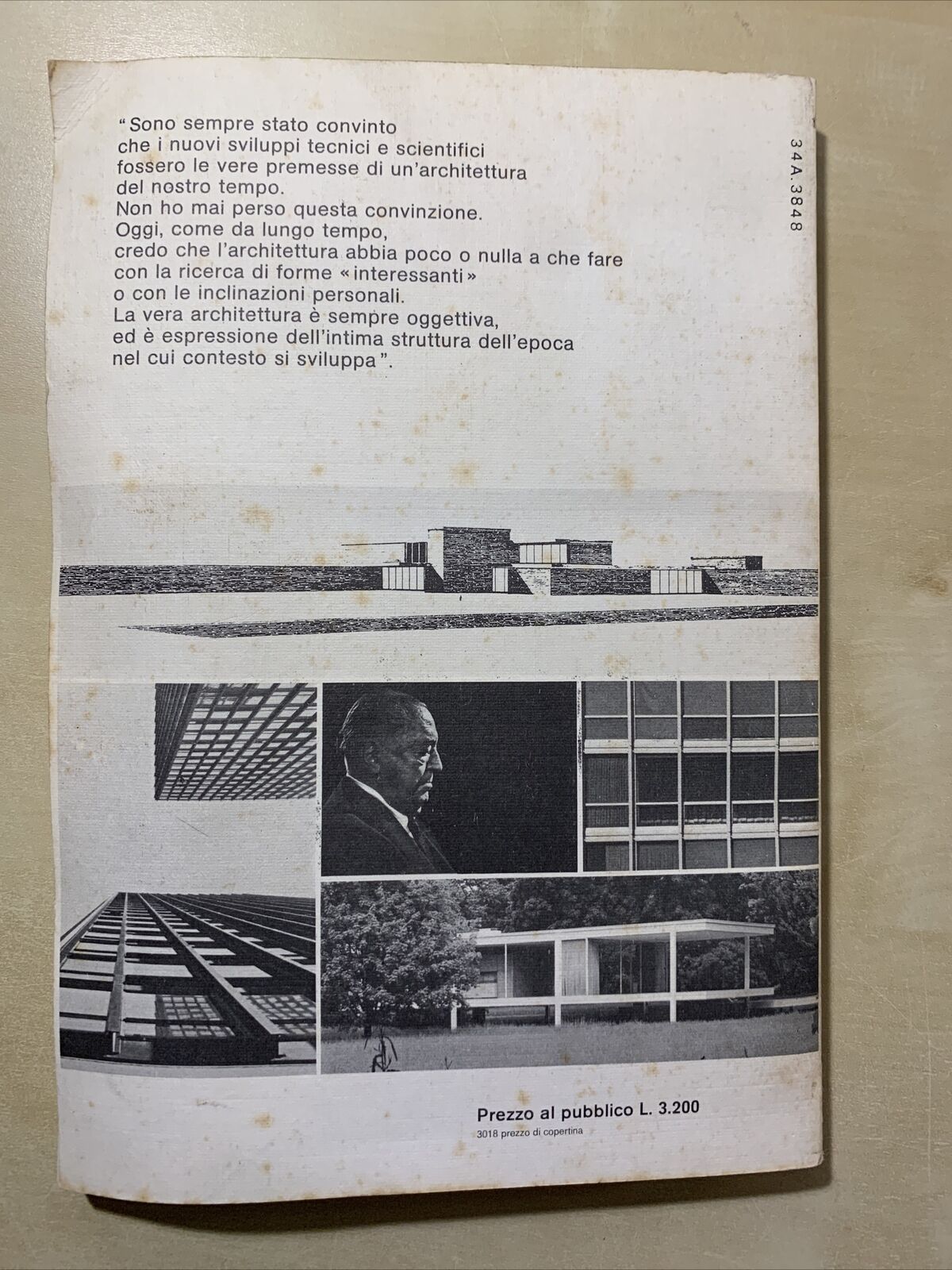 MIES VAN DER ROHE - ZANICHELLI, SERIE DI ARCHITETTURA 2,   1977 #