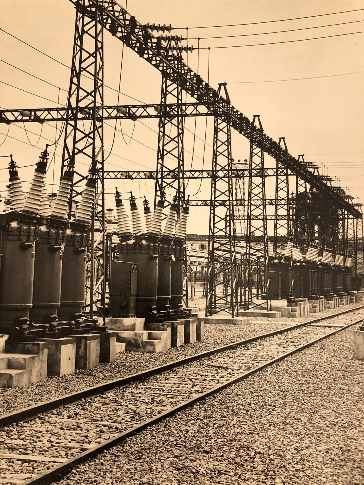 FERROVIE - SOTTOSTAZIONE GRIZZANA MORANDI - originale 1930 ca. Bologna Firenze