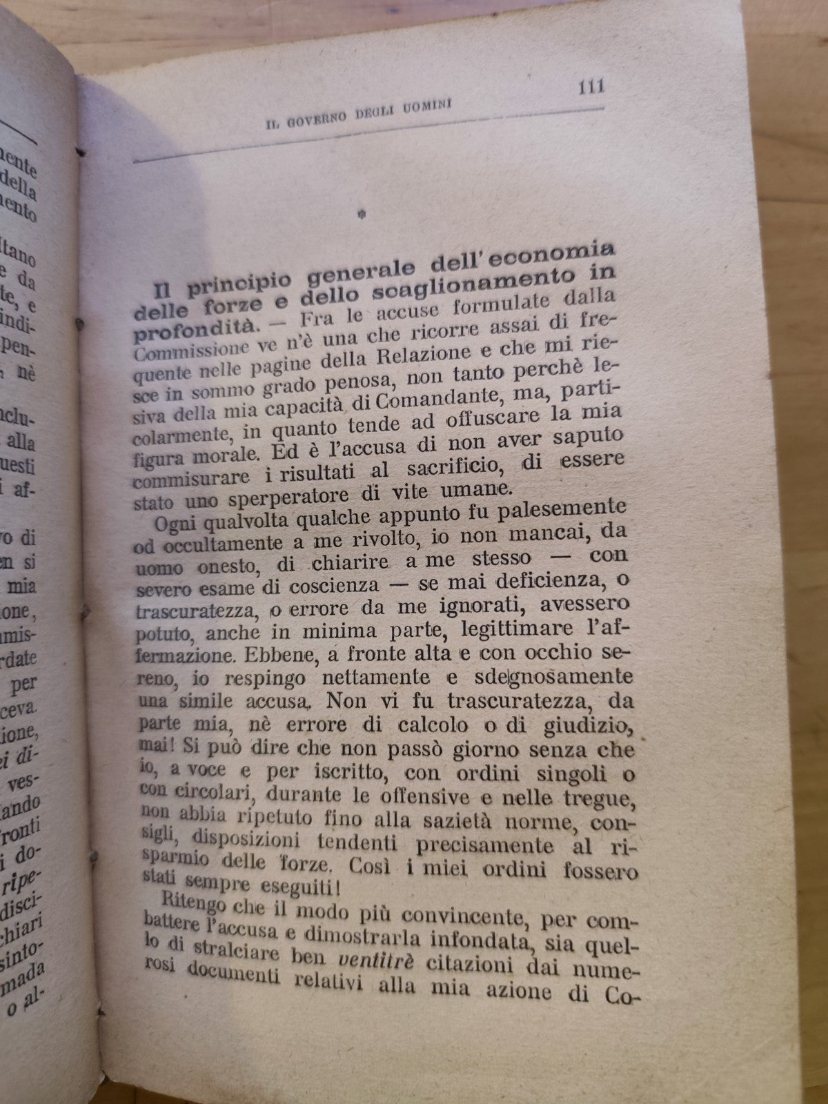 Per la verità, Generale Luigi Capello. Fratelli Treves editori 1920