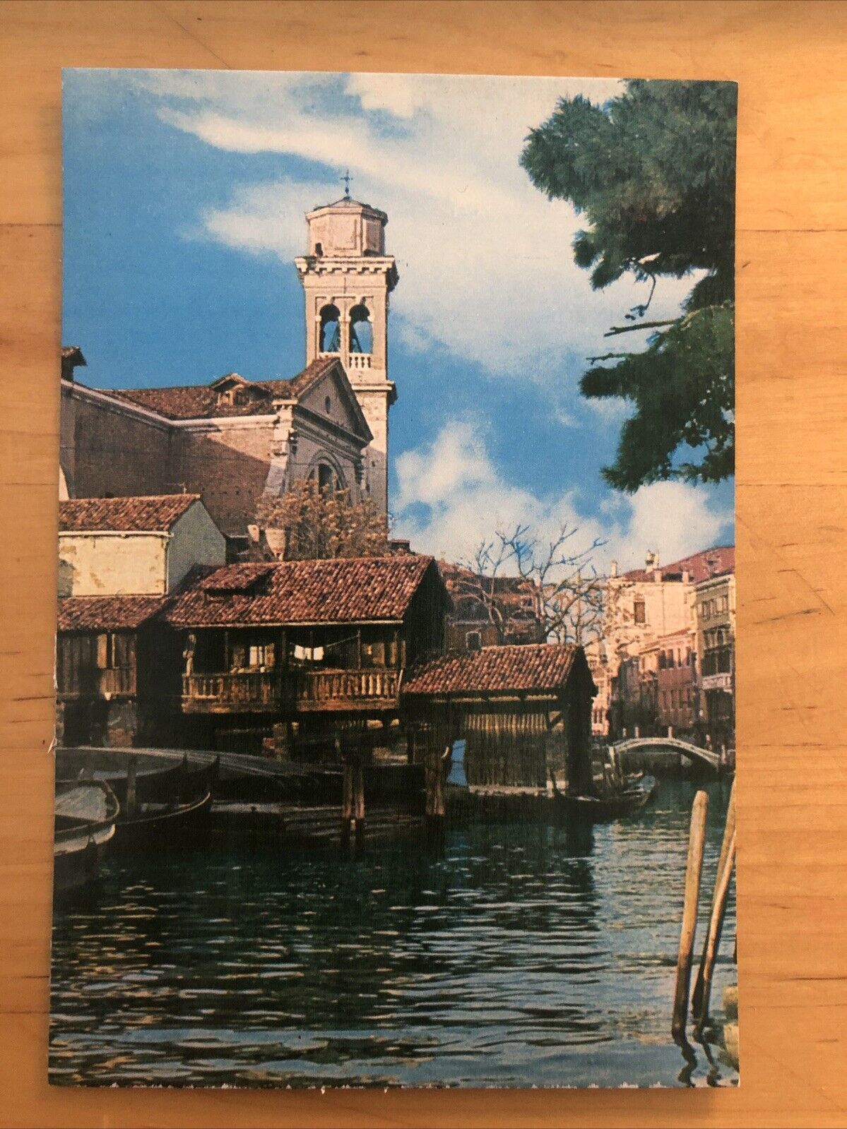 Cartolina VENEZIA SQUERO DI S. TROVASO - NON VIAGGIATA