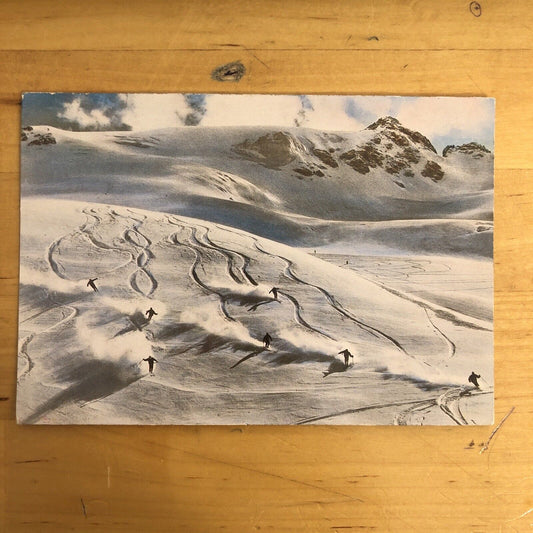 CARTOLINA - DOLOMITI, DISCESISTI SULLA MARMOLADA -  VIAGGIATA