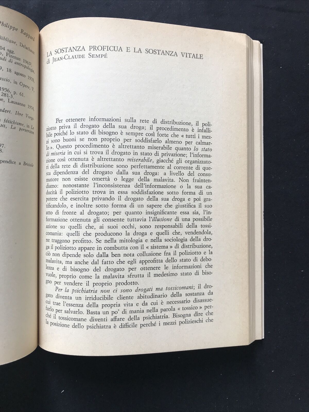 DROGA E LINGUAGGIO - Sollers, Tagliaferri. Marsilio editori 1976 #