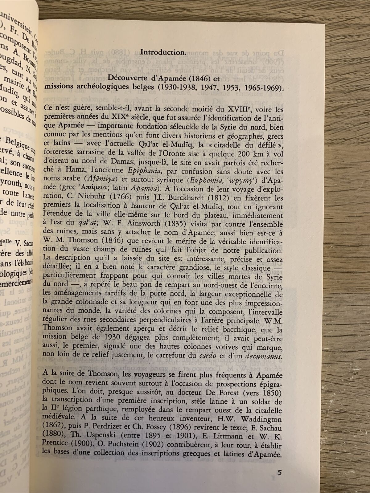 Un chantier de recherches archéologique Belges en Syrie. textes et documents 255