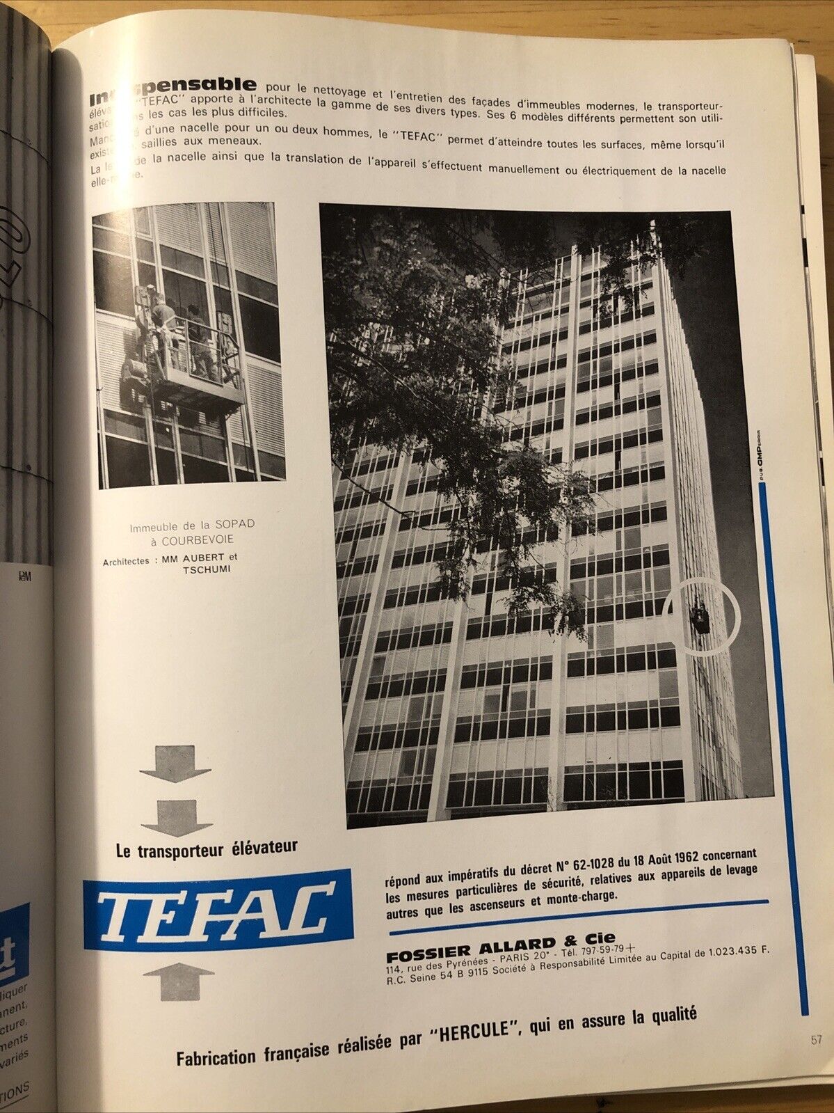 Techniques & Architecture Industrialisation du Batiment 1965