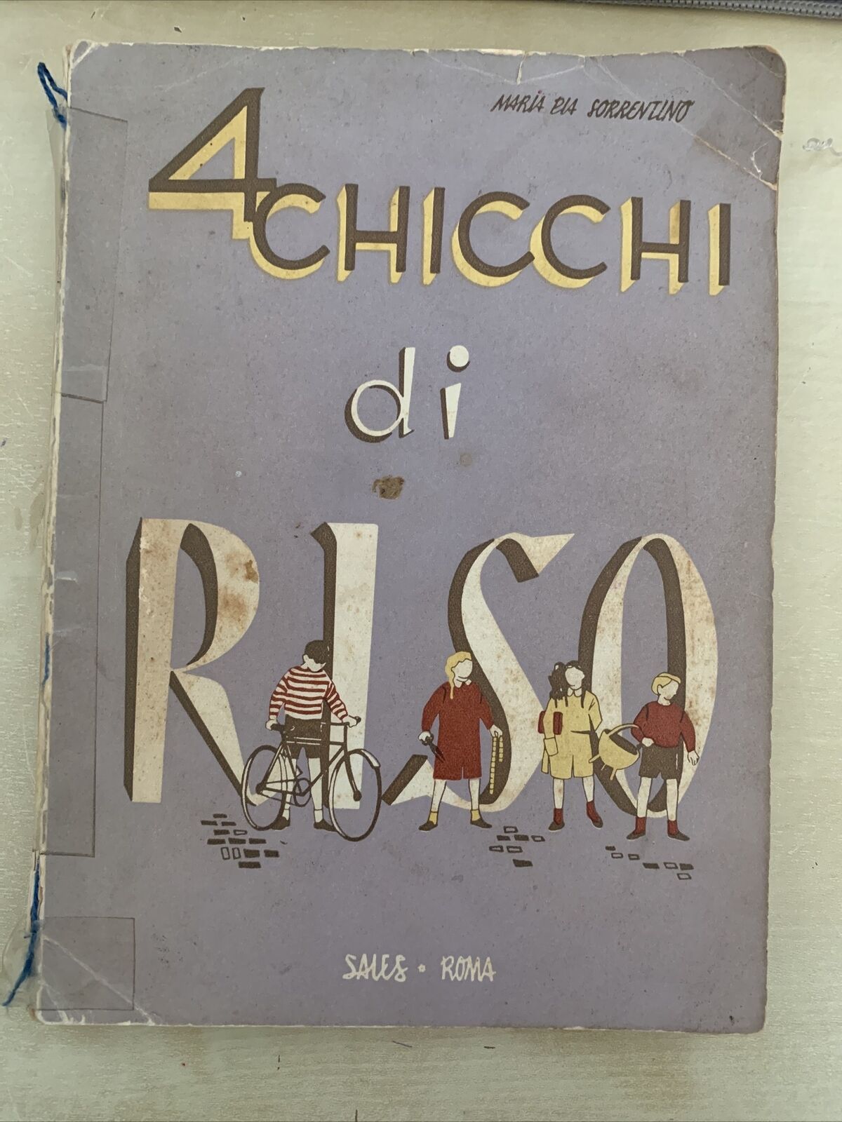 4 CHICCHI DI RISO - MARIA PIA SORRENTINO. SALES ROMA 1960 #