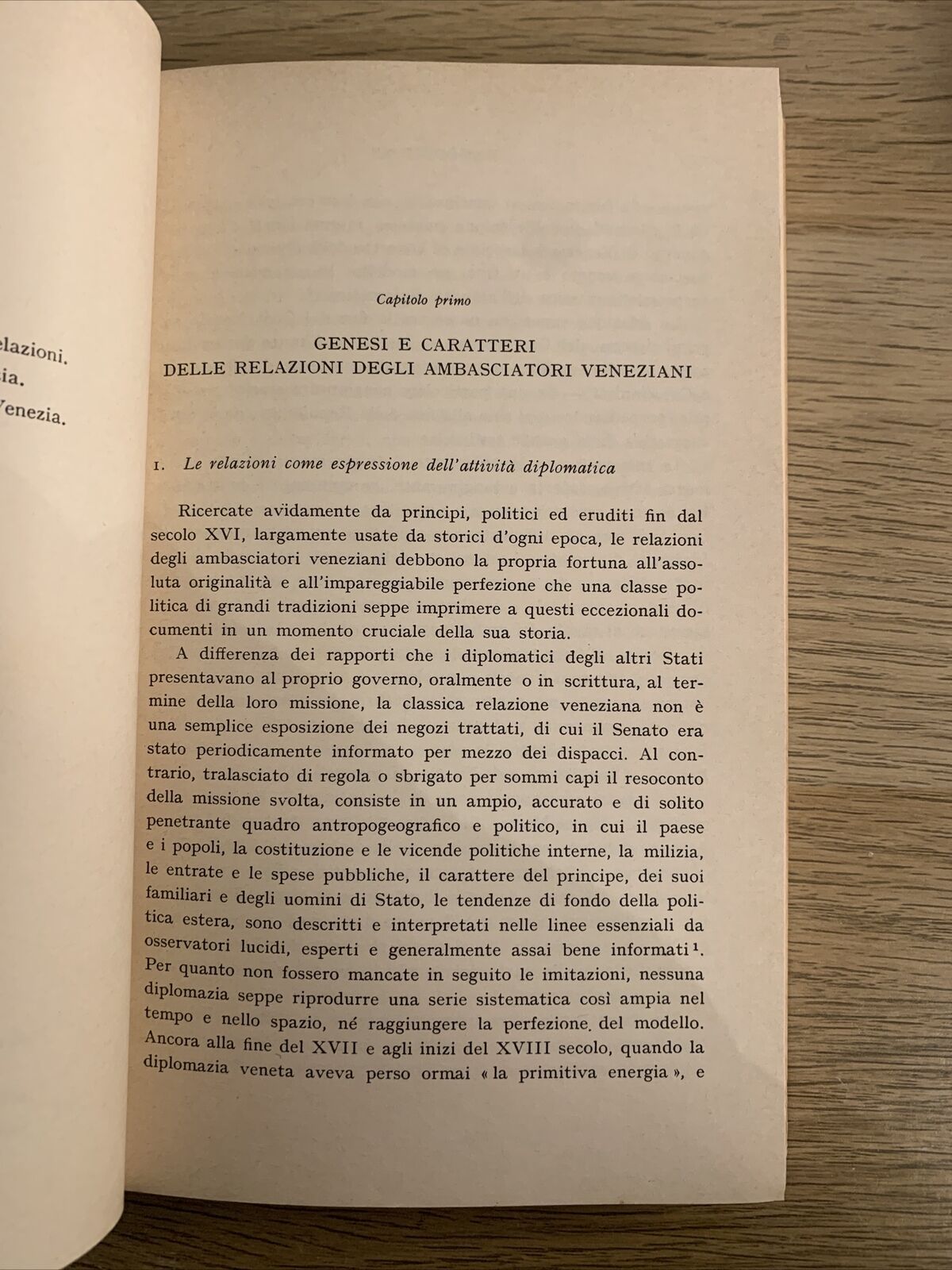Relazioni internazionali degli ambasciatori veneti al senato. Laterza 1976