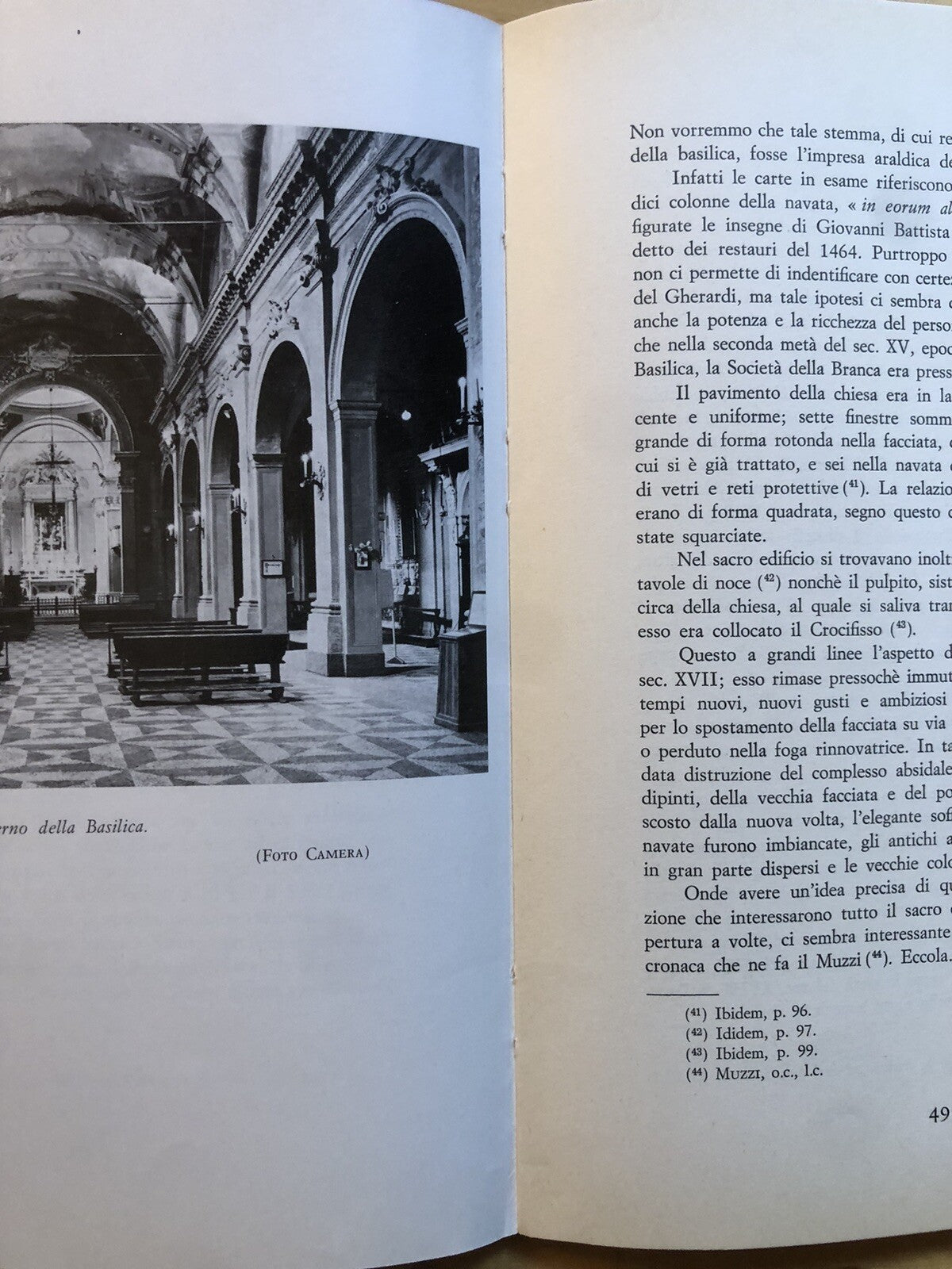 La basilica parrocchiale di S. Maria Maggiore in Bologna. G. Rivani, M. fanti