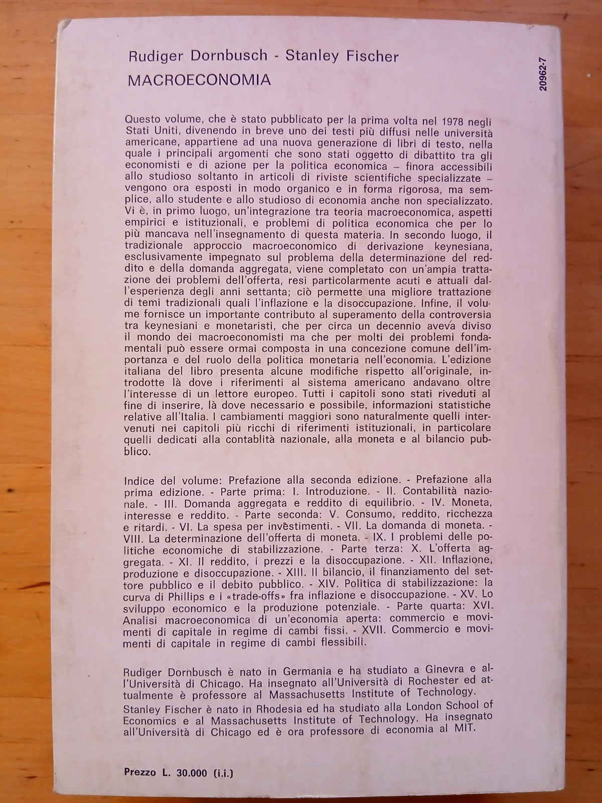 Macroeconomia - Dornbusch Fischer - Il Mulino - 1981