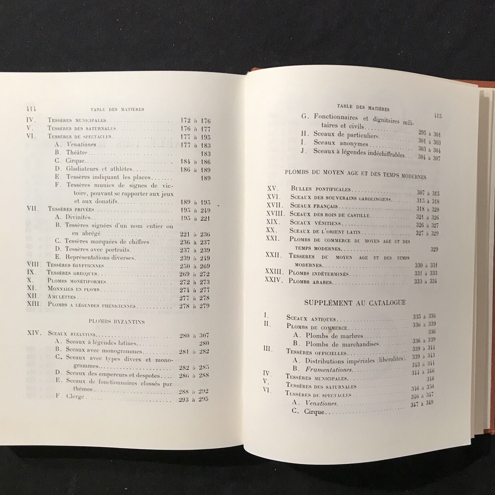 Catalogue des Plombs de l'antiquité, Michel Rostovtsew, M. prou, Arnaldo Forni 