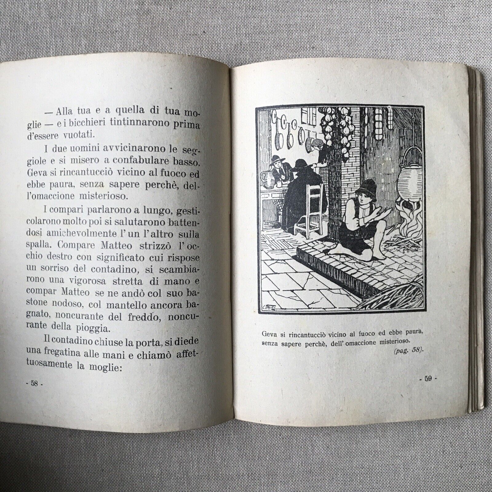 Geva e Nerolino - Romanzo per fanciulli. Egle Grimozzi, editoriale Biagini 1923
