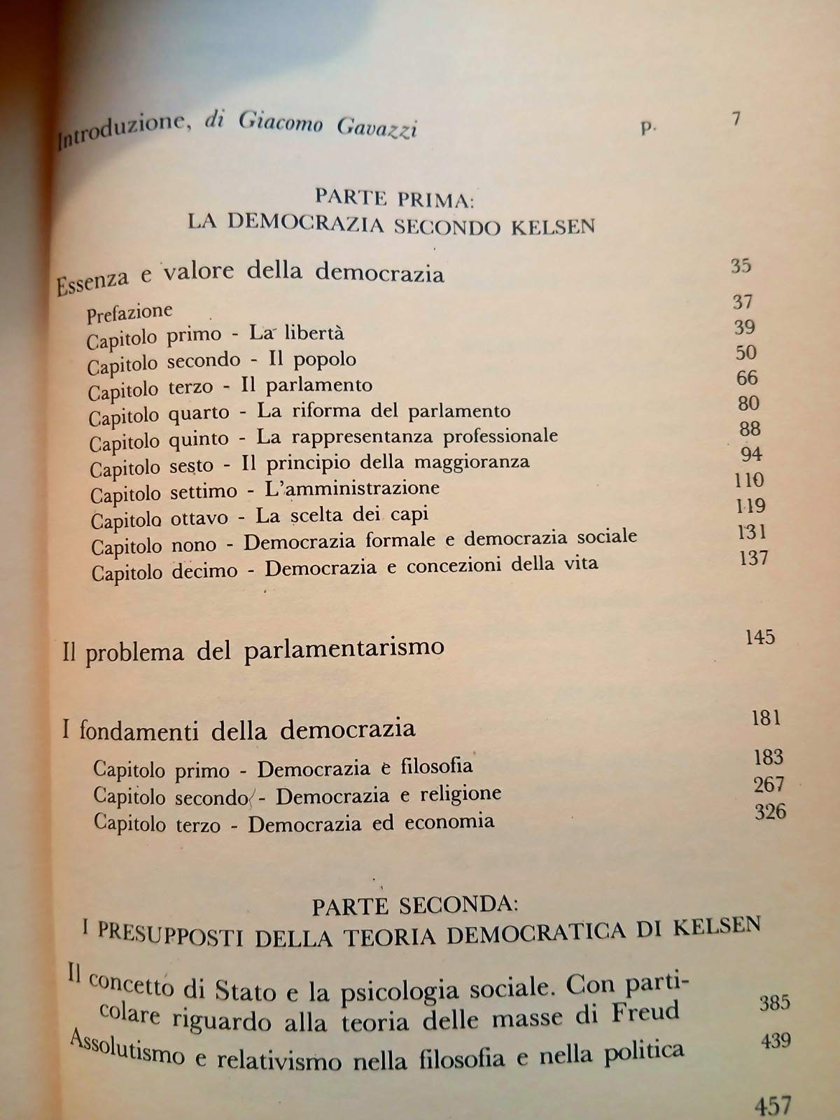 La Democrazia -  Hans Kelsen - Il Mulino 1981