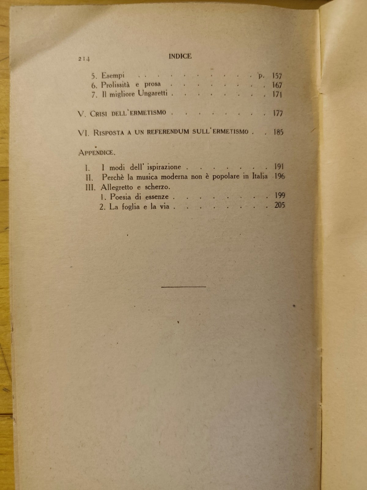 La poesia ermetica, Francesco Flora. Laterza 1947