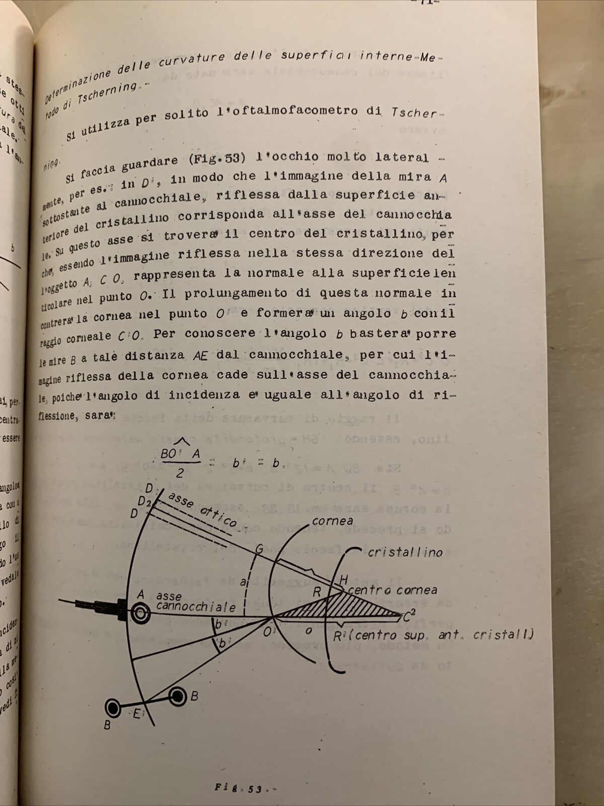 MANUALE DI OTTICA FISIOLOGICA per oculisti e ottici - Mario Maione, 2 voll. 1957