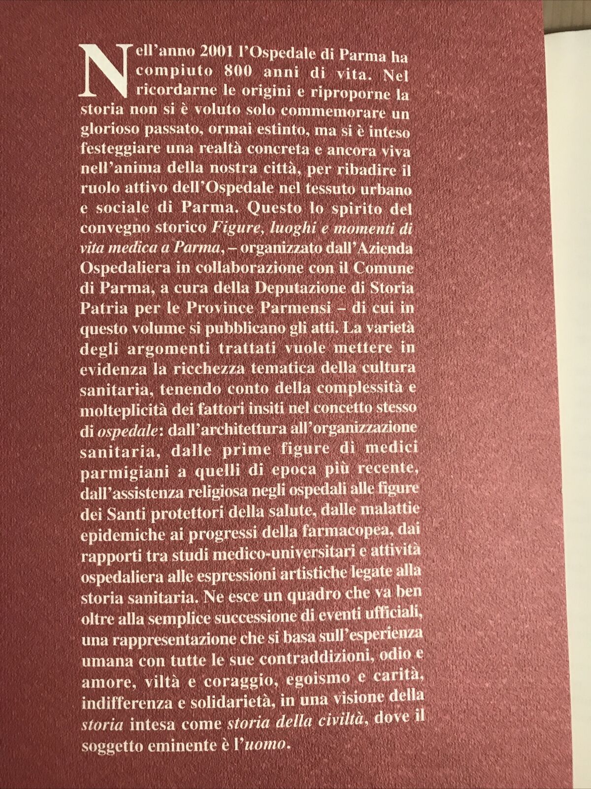Figure, luoghi e momenti di vita medica a Parma. 800 anni per la salute a Parma