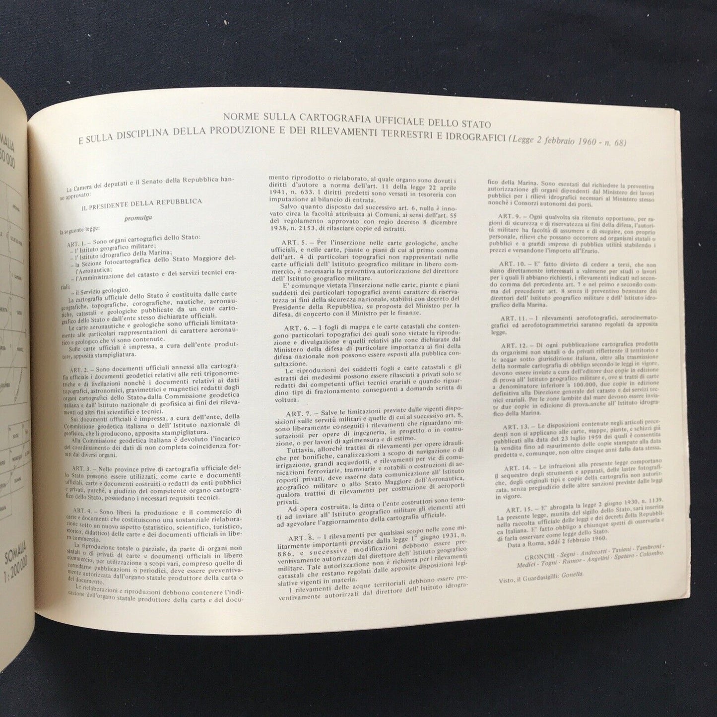 Istituto Geografico Militare, catalogo delle pubblicazioni 1972 - 73