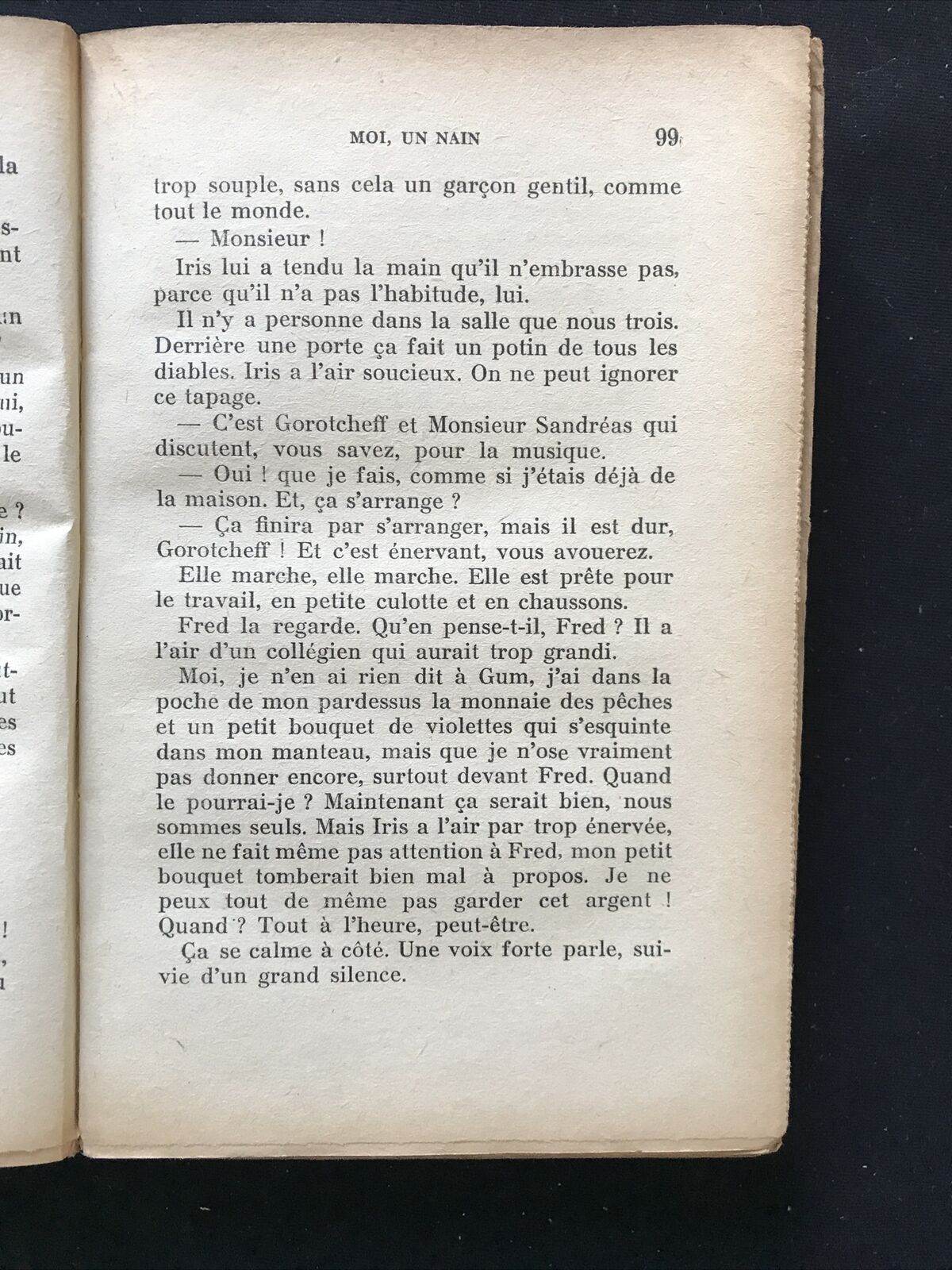MOI UN NAIN - Jean - Paul Le Tarare, éditions Denoël 1938