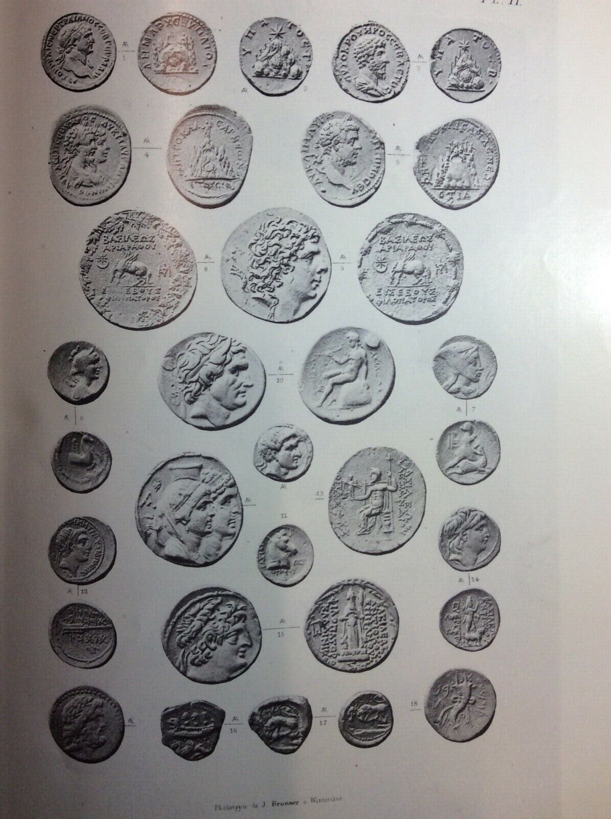 MONNAIES GRECQUES , F. IMHOOF - BLUMER , ARNALDO FORNI COPIA ANASTATICA
