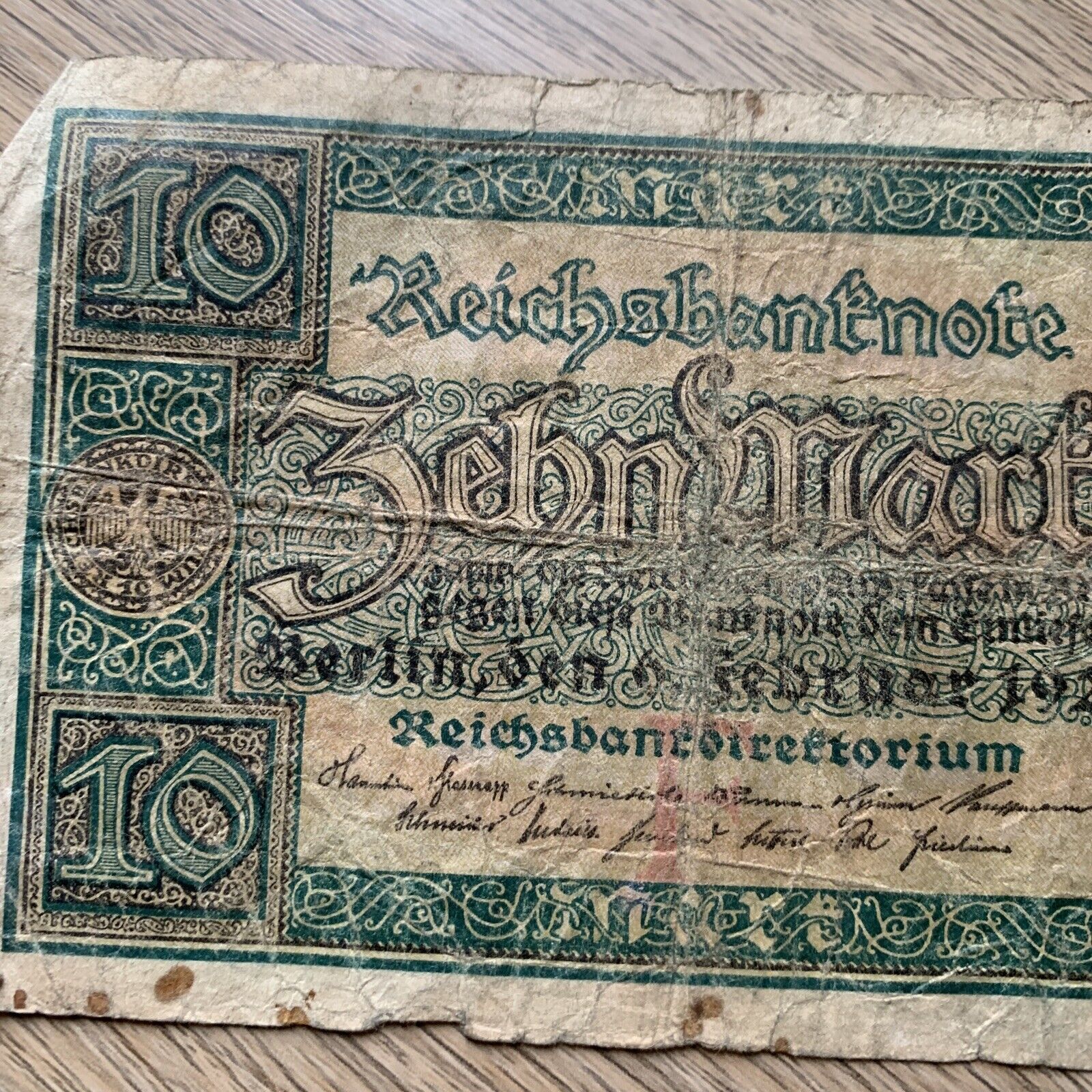 10 zehn mark - Germany 1920