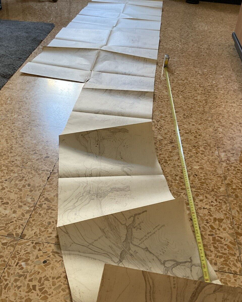 FERROVIE linea Bologna Firenze, Pianoro Castiglione dei Pepoli, planimetria 1930