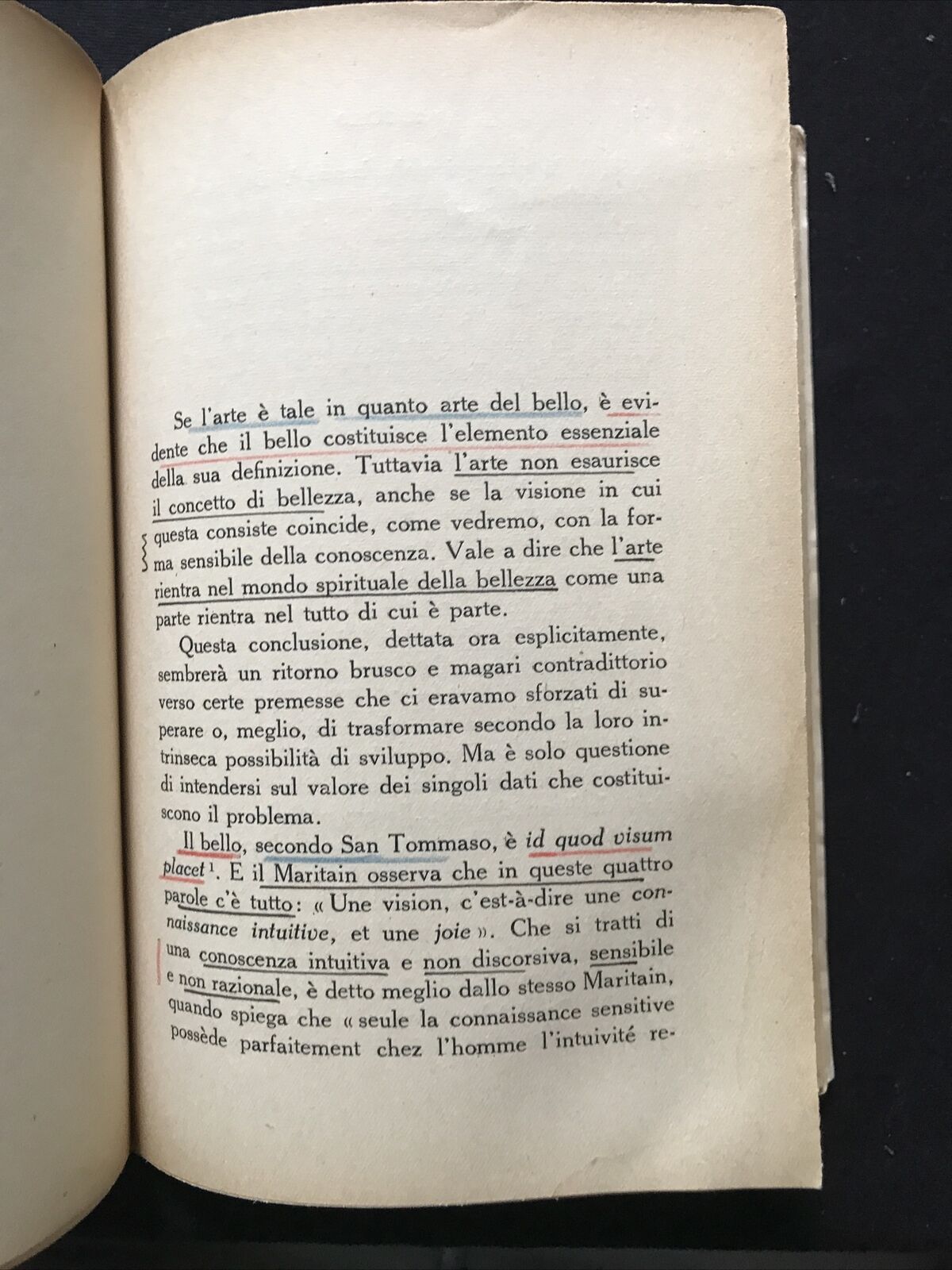 SPUNTI TOMISTICI PER UNA ESTETICA MODERNA, Vittorio del Gaizo, Fussi ed.
