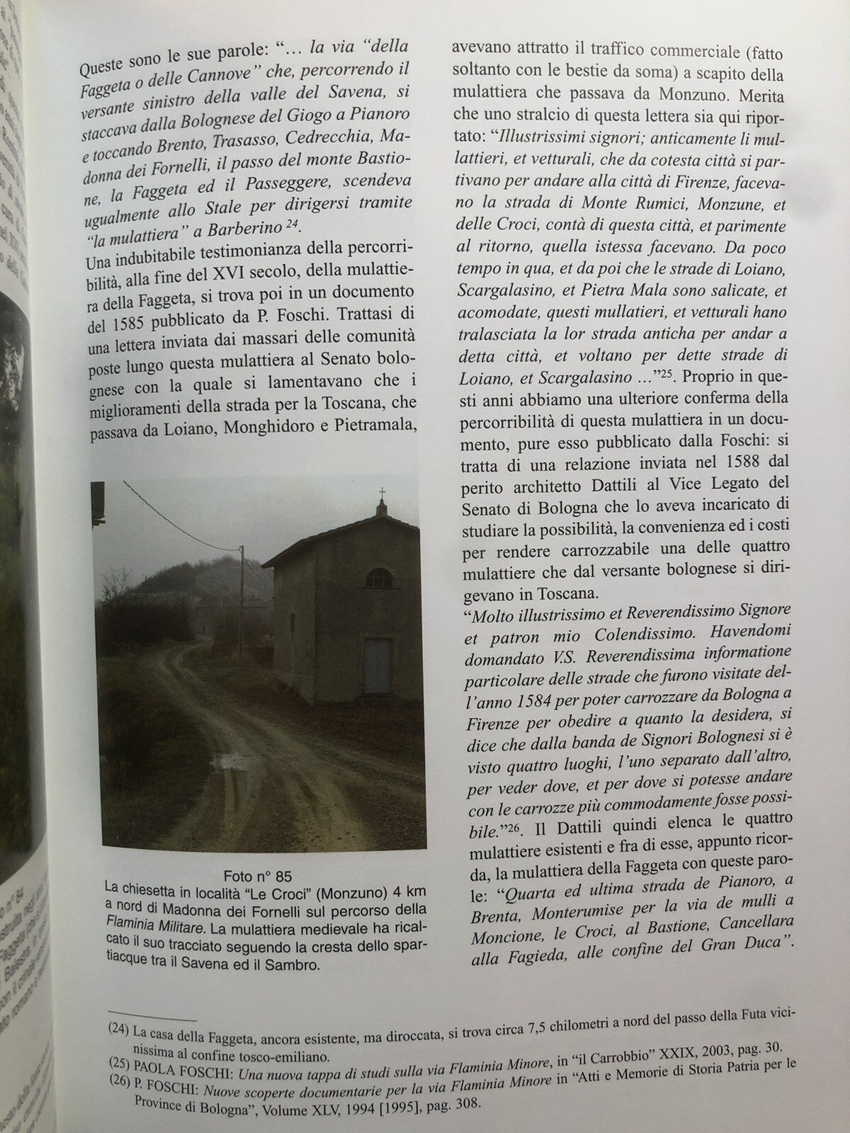La strada flaminia militare del 187 a.c. Bologna Arezzo, Cesare Agostini, Santi