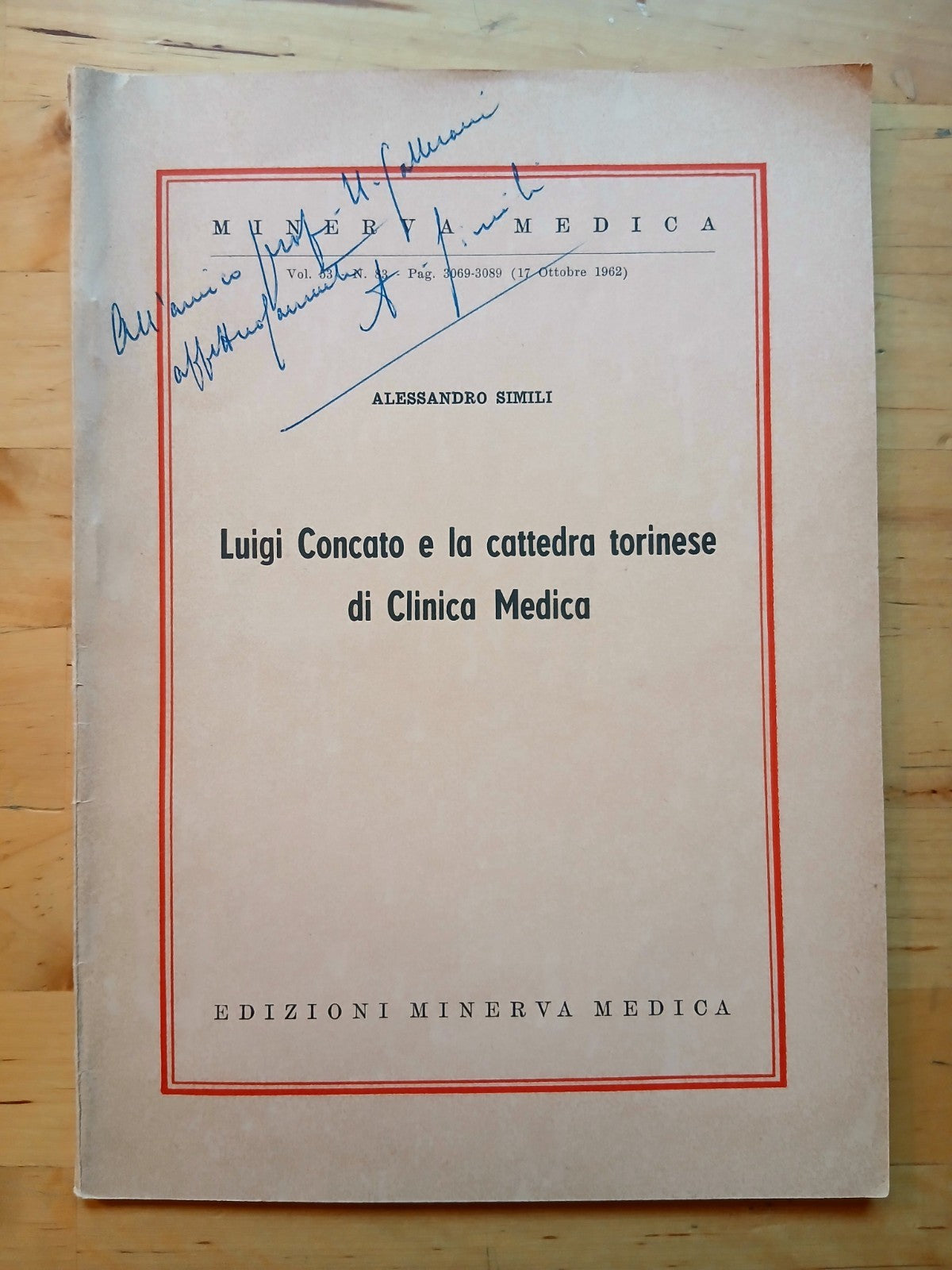 Luigi Concato e la cattedra torinese di clinica medica - Alessandro Simili 1962
