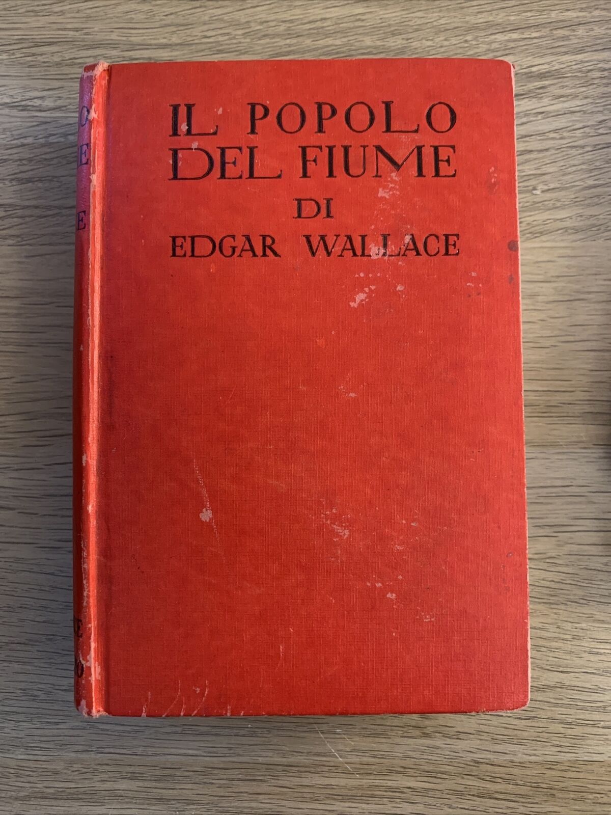 IL POPOLO DEL FIUME EDGAR WALLACE 1939. SONZOGNO