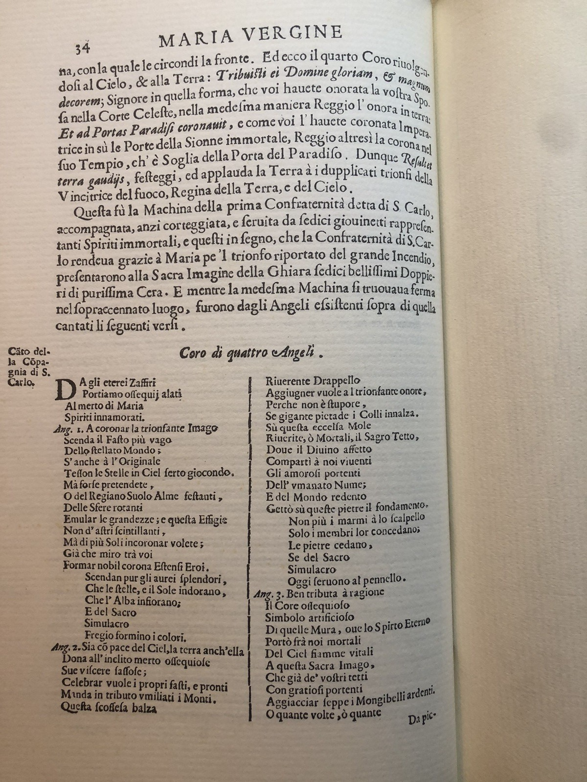 Maria Vergine Coronata fatta in Reggio Francesco d'Este, Arnaldo Forni ristampa