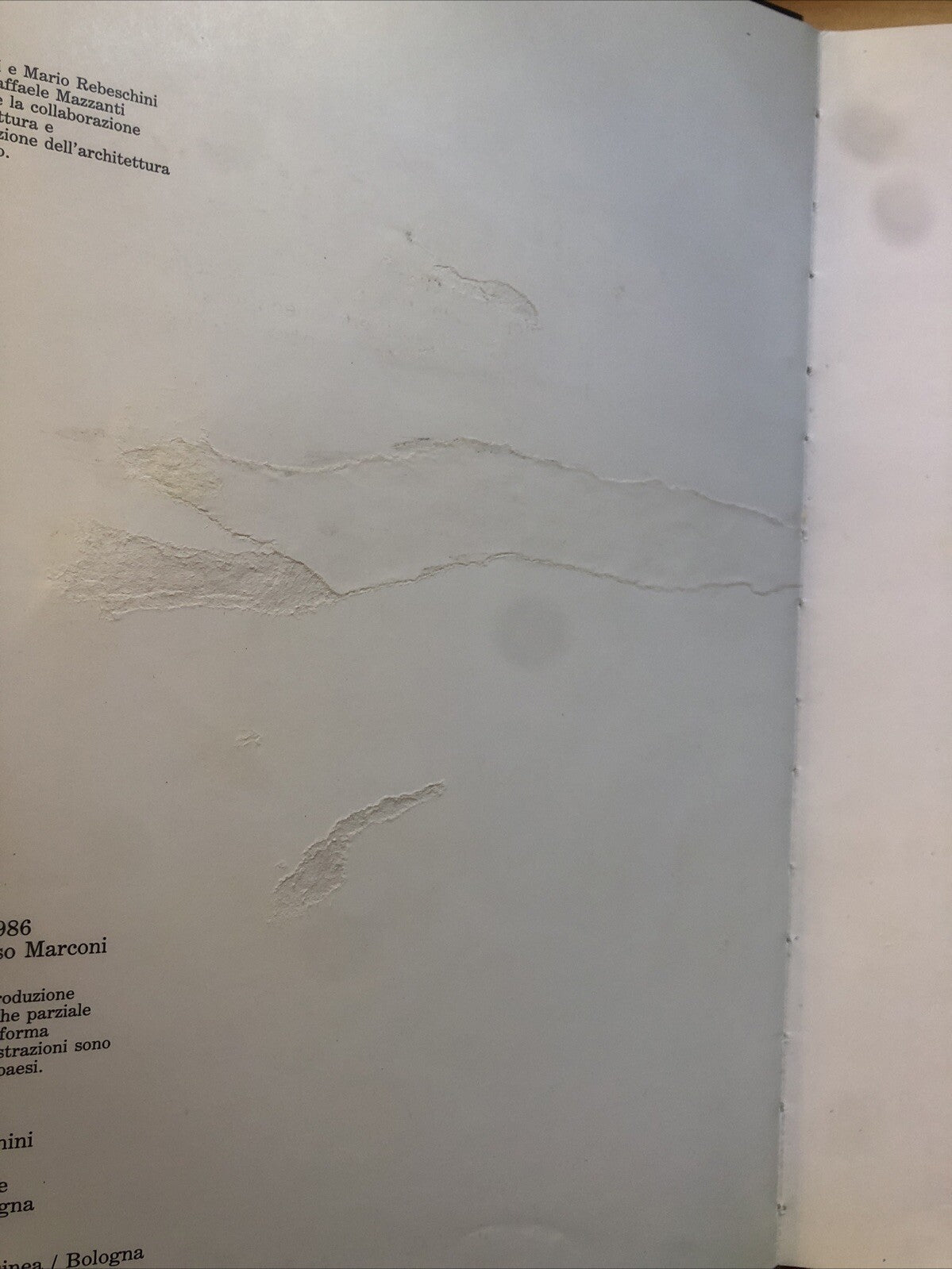 Colle Ameno - Paolo Guidotti, comune di Sasso Marconi, L'Inchiostroblu 1986