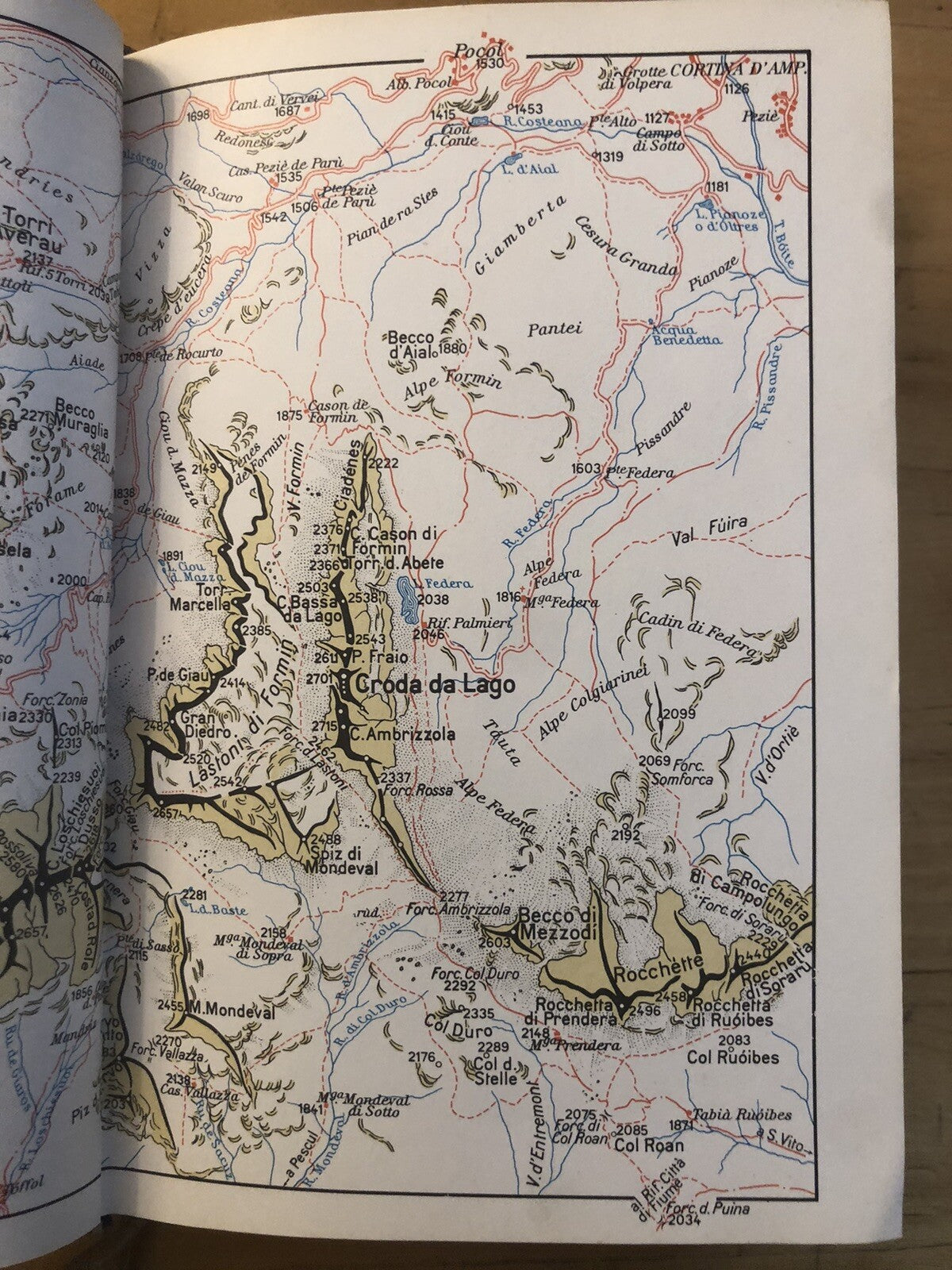 Dolomiti orientali Antonio Berti, Guida Monti D'Italia Club Alpino Vol 1 parte 1