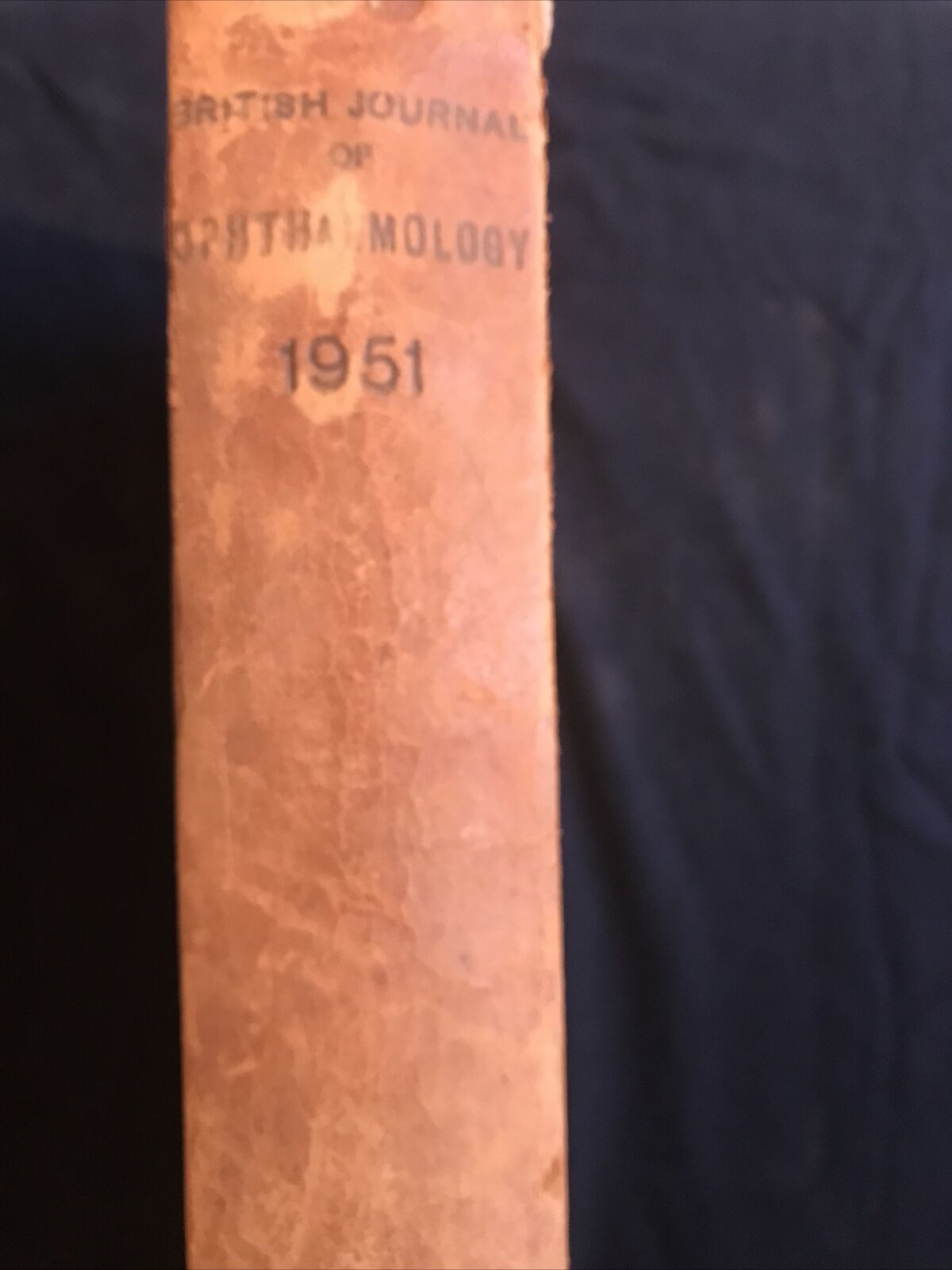 BRITISH JOURNAL OF OPHTHALMOLOGY, oftalmologia. Stewart Duke-Elder 1951 vol XXXV