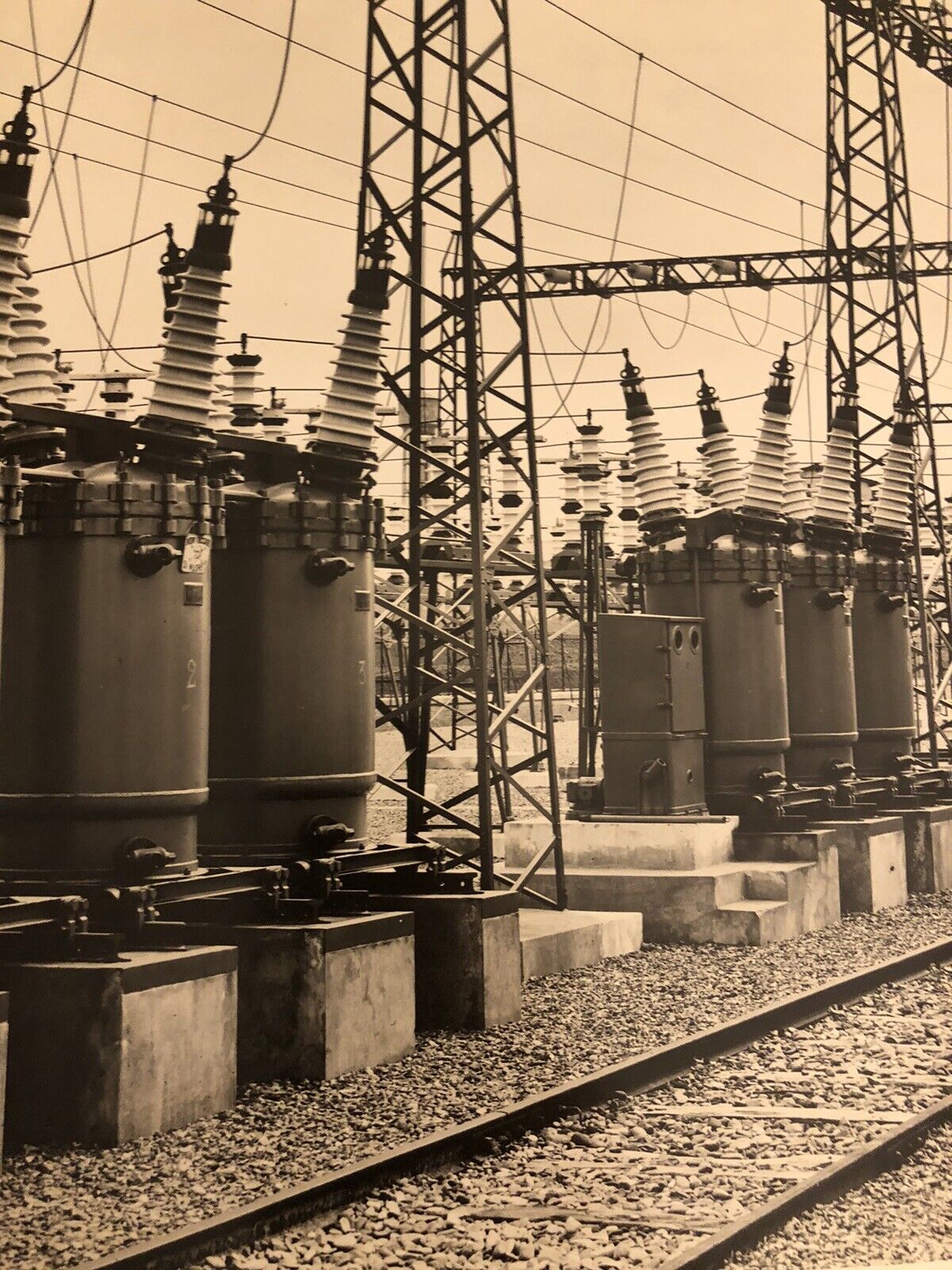 FERROVIE - SOTTOSTAZIONE GRIZZANA MORANDI - originale 1930 ca. Bologna Firenze