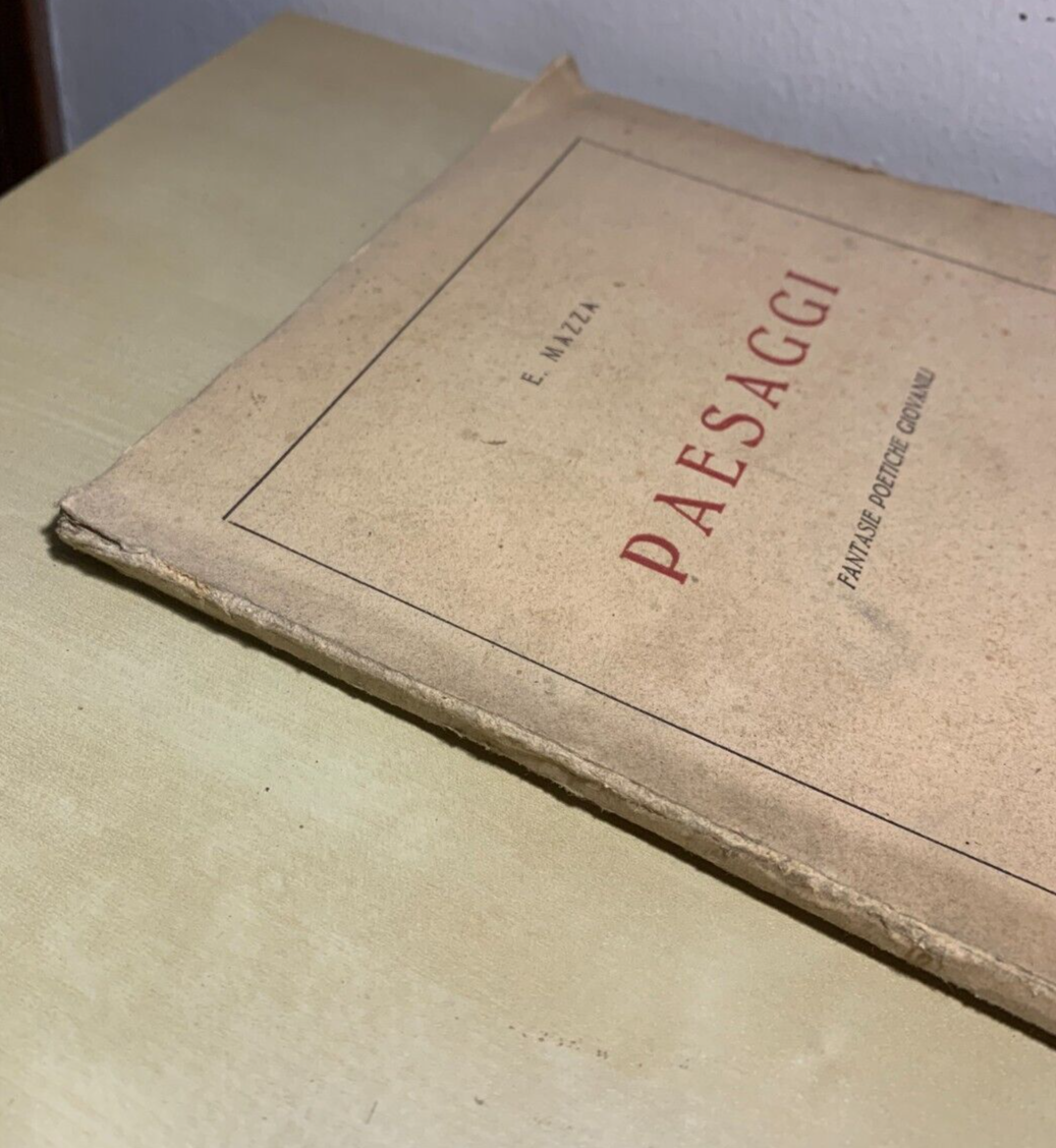 E. MAZZA - PAESAGGI fantasie poetiche giovanili - Panfilo Castaldi 1945 #