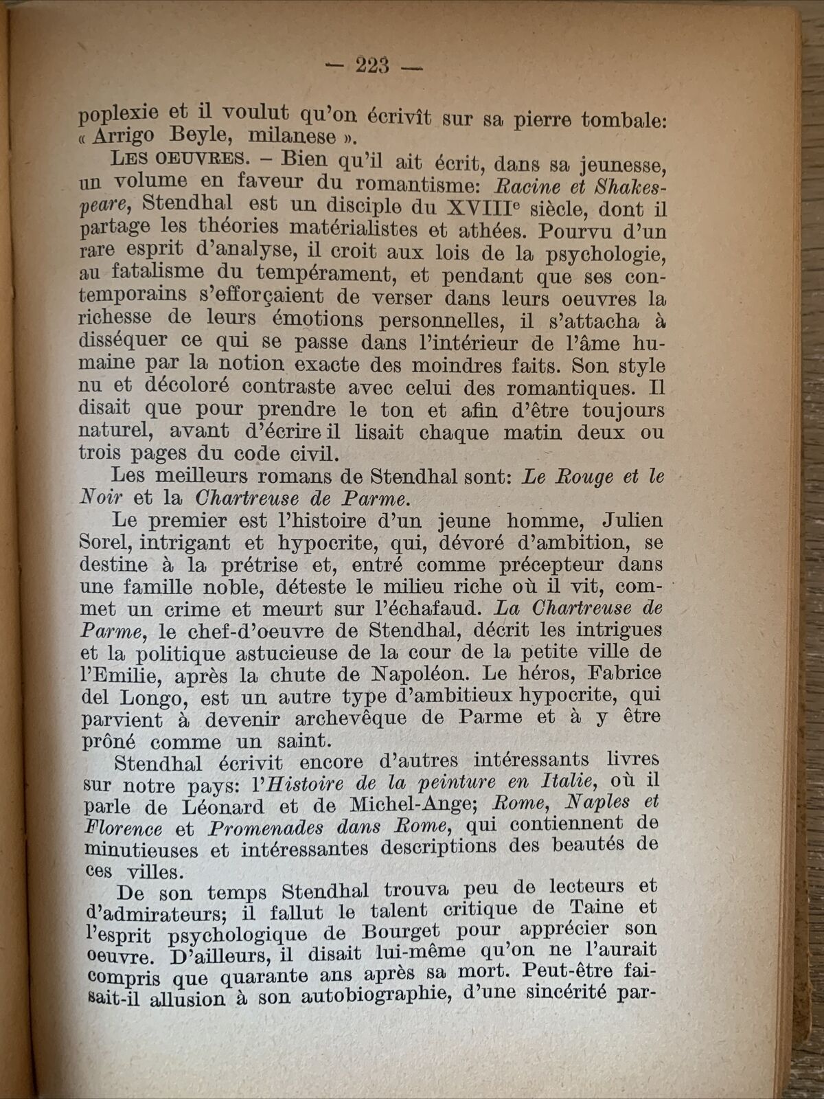 La France et la Belgique littéraires - Ravà, Corinaldi. Cappelli biblioteca scol