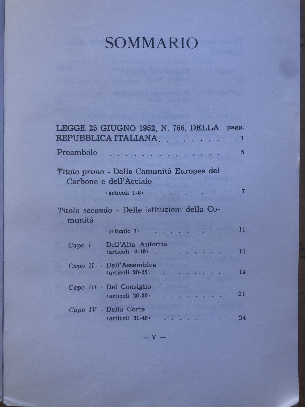 Trattato che istituisce la comunità europea del carbone e dell'acciaio