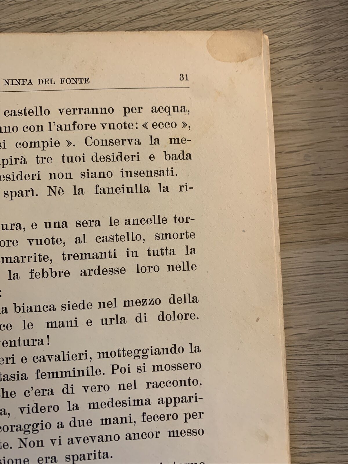 La ninfa del Fonte. C. A. Musäus. La nuova Italia editrice 1929. L. Colosi ill.