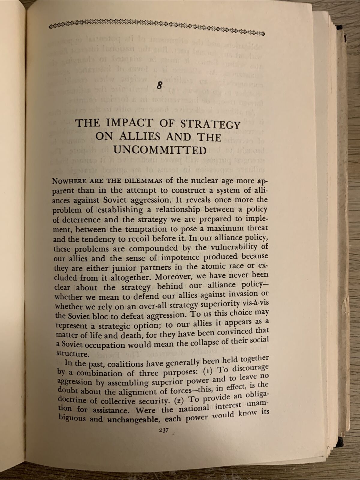 NUCLEAR WEAPONS AND FOREIGN POLICY. Henry A. Kissinger 1957 third printing