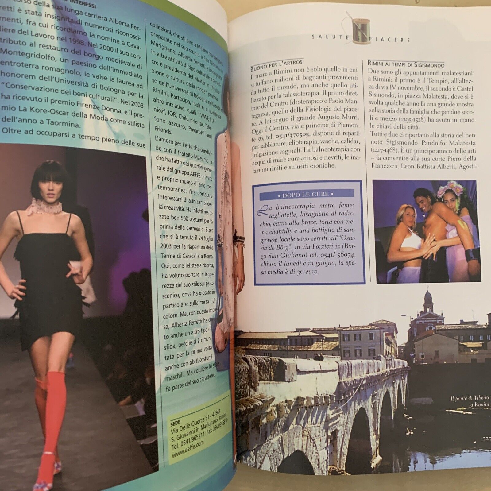 MODA E SOCIETÀ - Giovanna Franci, Mangaroni, Scopri L'Emilia Romagna. Inedita #