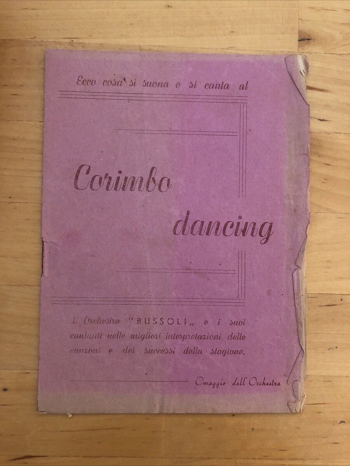 CARIMBO DANCING, L'ORCHESTRA BUSSOLI Bologna