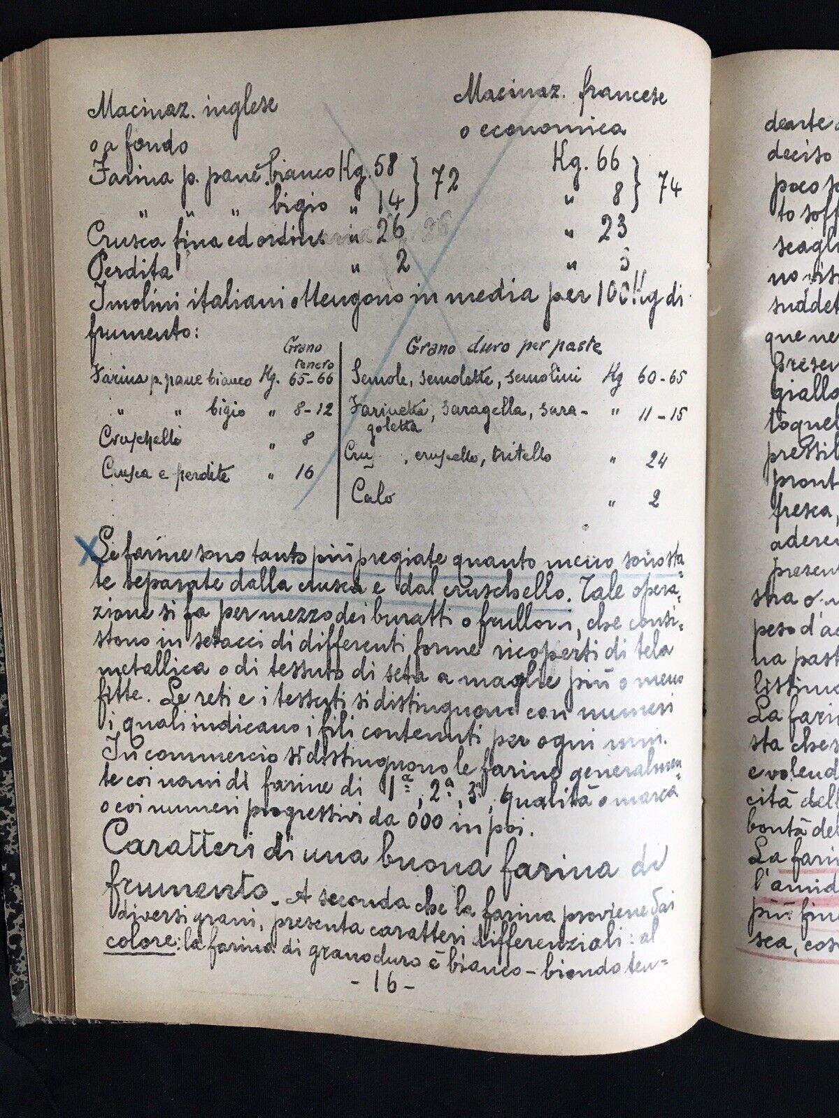 Lezioni di Chimica Bromatologica del dott. Mario Raffo, Università Bologna 1912
