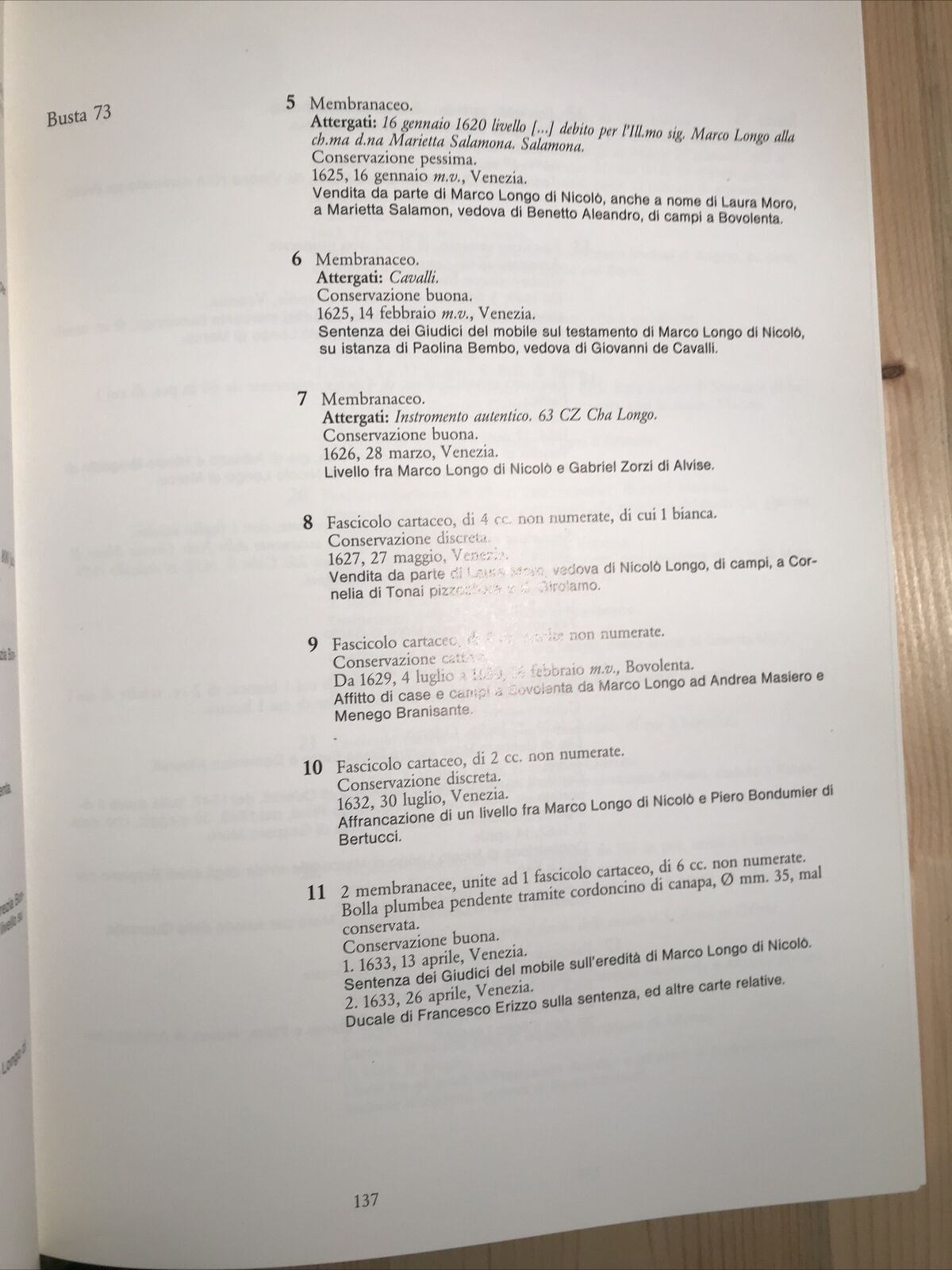Archivio privato della famiglia Querini Stampalia, D. Carini Venturini, R. Zago