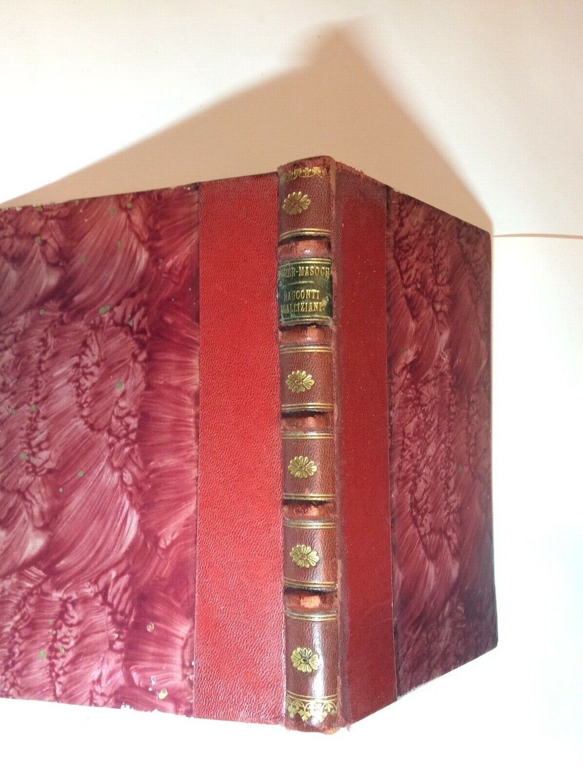 RACCONTI GALLIZIANI DI SACHER MASOCH, TREVES ED. SECONDA EDIZIONE 1881