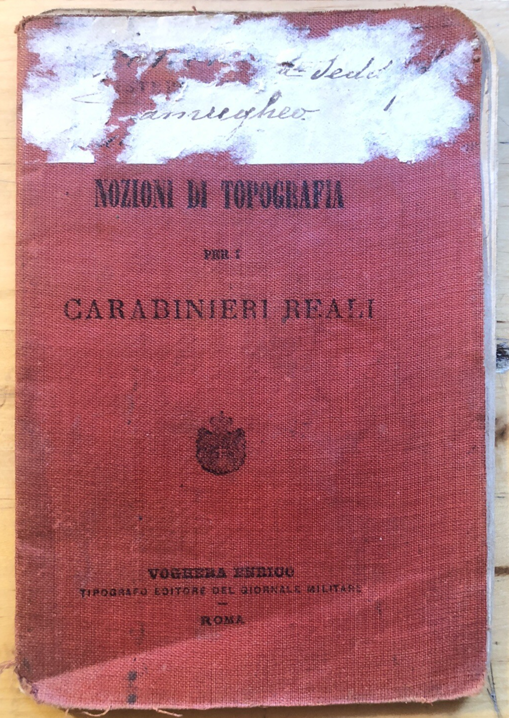 Nozioni di Topografia per i Carabinieri Reali, Ministero della guerra. 1901