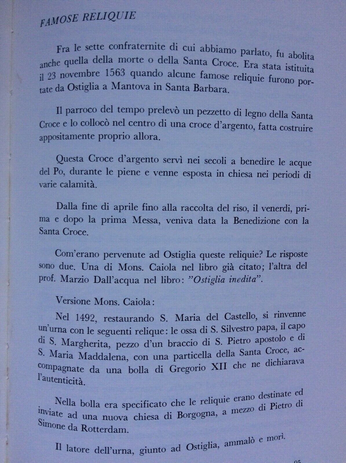 OSTIGLIA NAPOLEONICA.    DINO MAGRI.   STRANIERI EDITORE.  1982.  AUTOGRAFATO