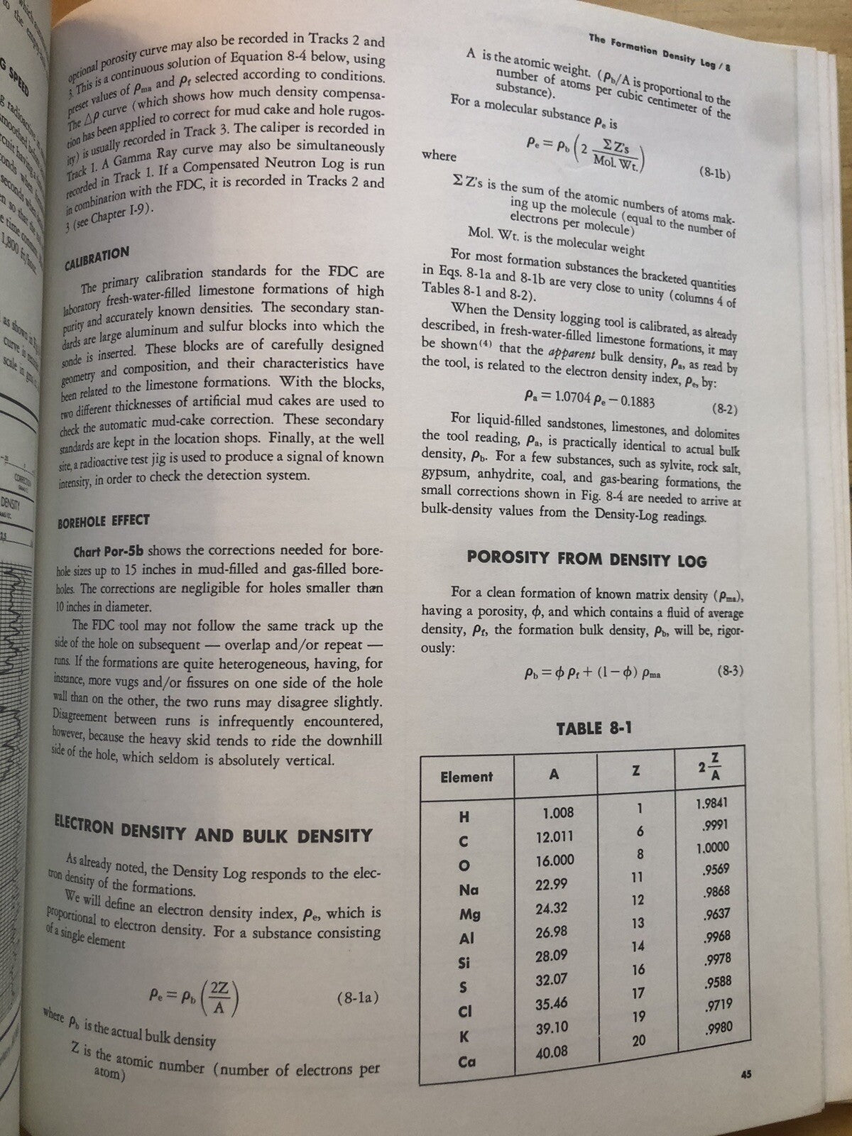 Schlumberger log interpretation - volume 1, principles 1972 edition, New York