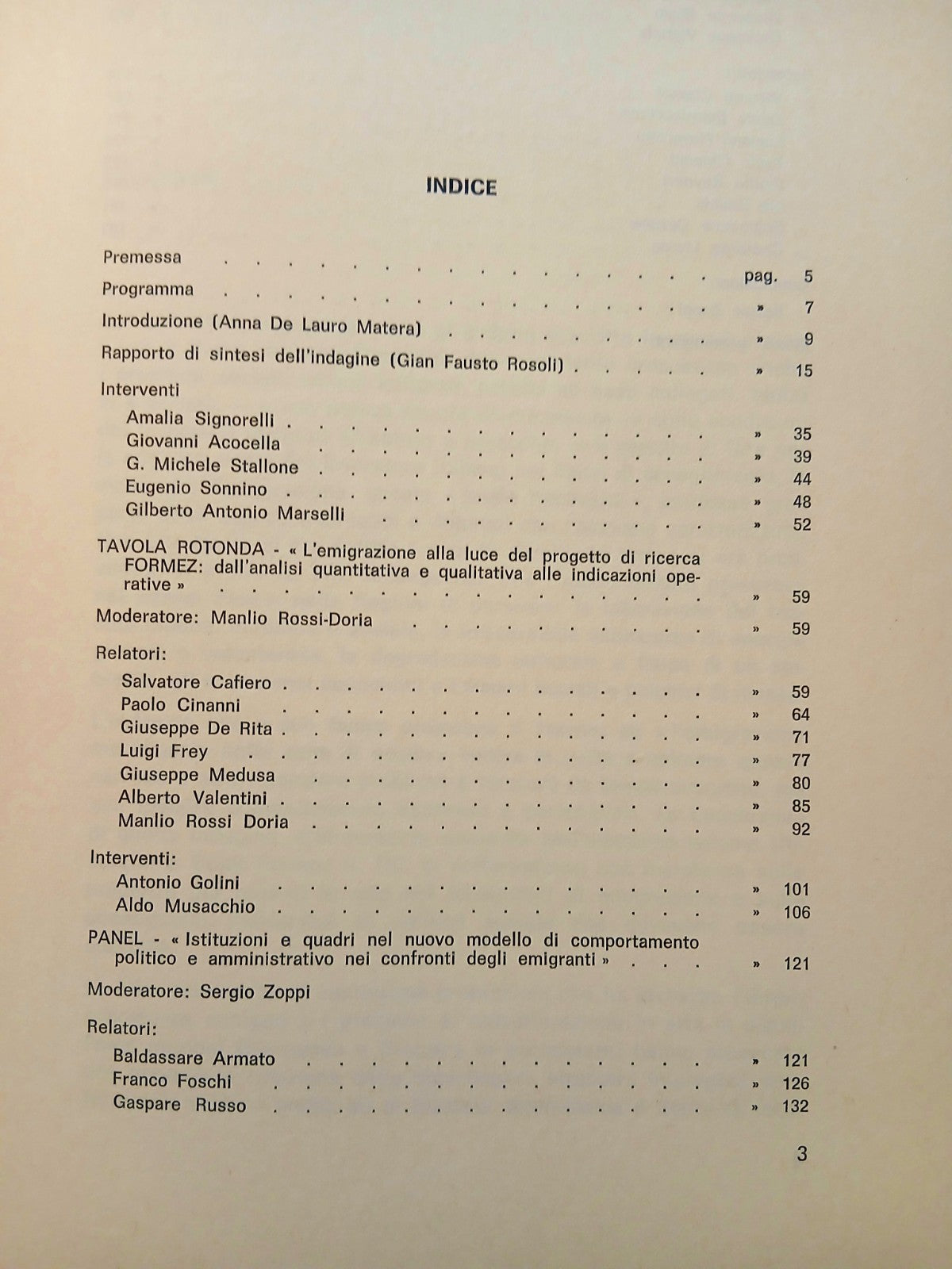 Emigrazione e regioni meridionali - Quaderni Formez 16 - 1978